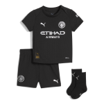 Manchester City kids manchester city away baby kit black 202526 Shirts - Official Store