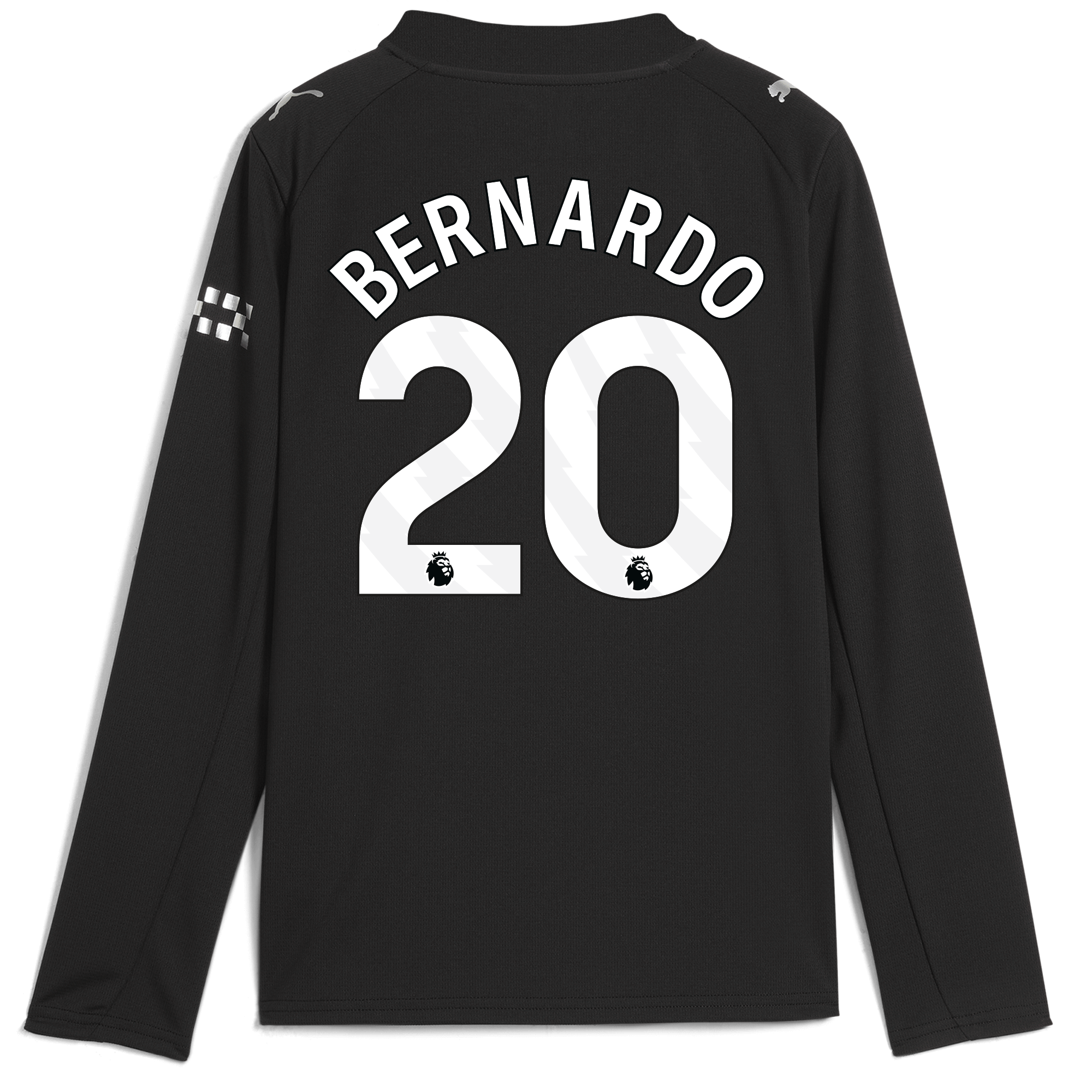 Manchester City kids manchester city away jersey 202526 long sleeve with bernardo 20 printing Shirts - Official Store