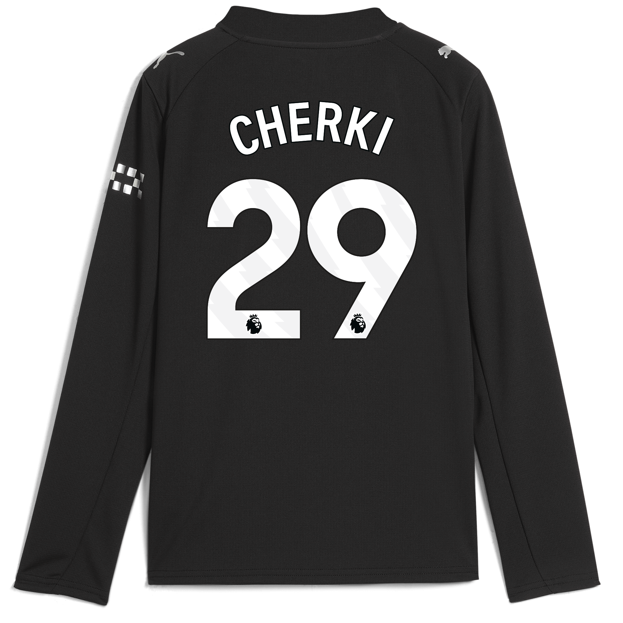 Manchester City kids manchester city away jersey 202526 long sleeve with cherki 29 printing Shirts - Official Store