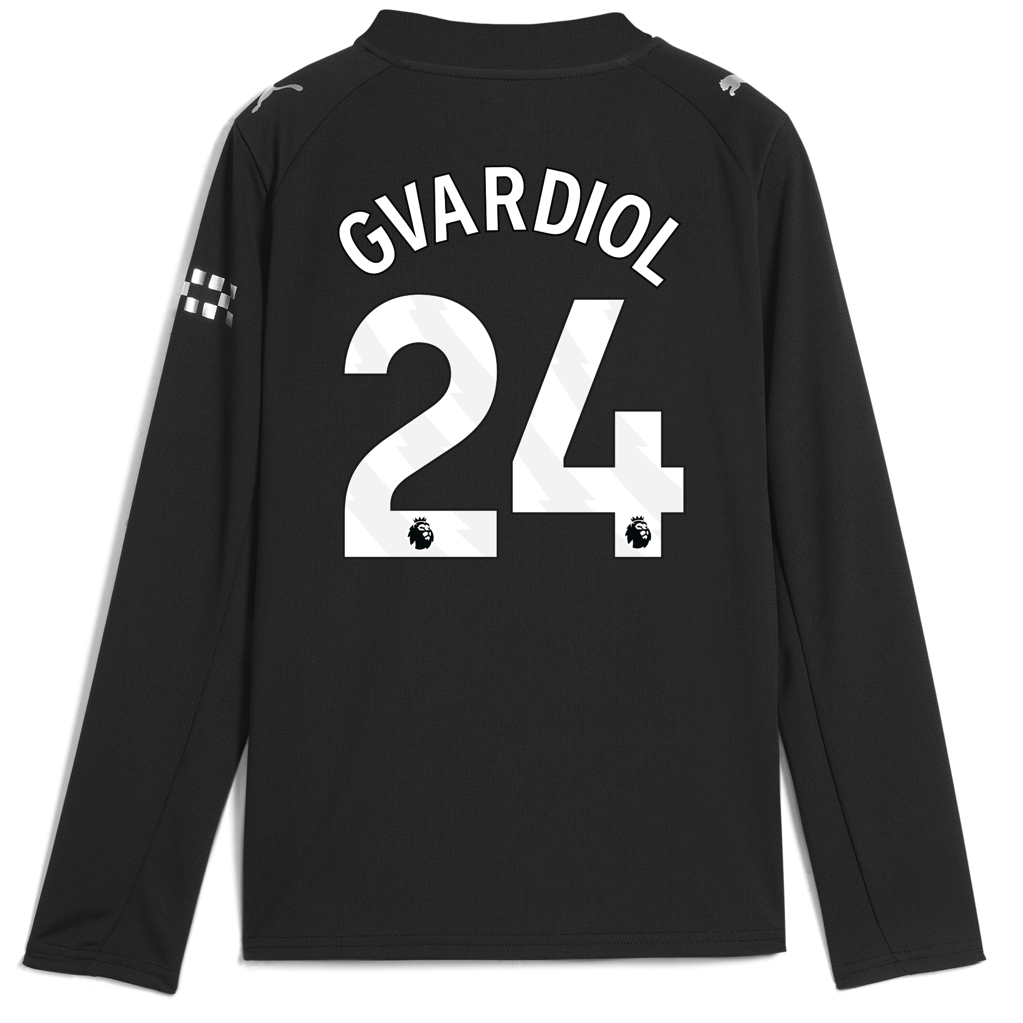 Manchester City kids manchester city away jersey 202526 long sleeve with gvardiol 24 printing Shirts - Official Store