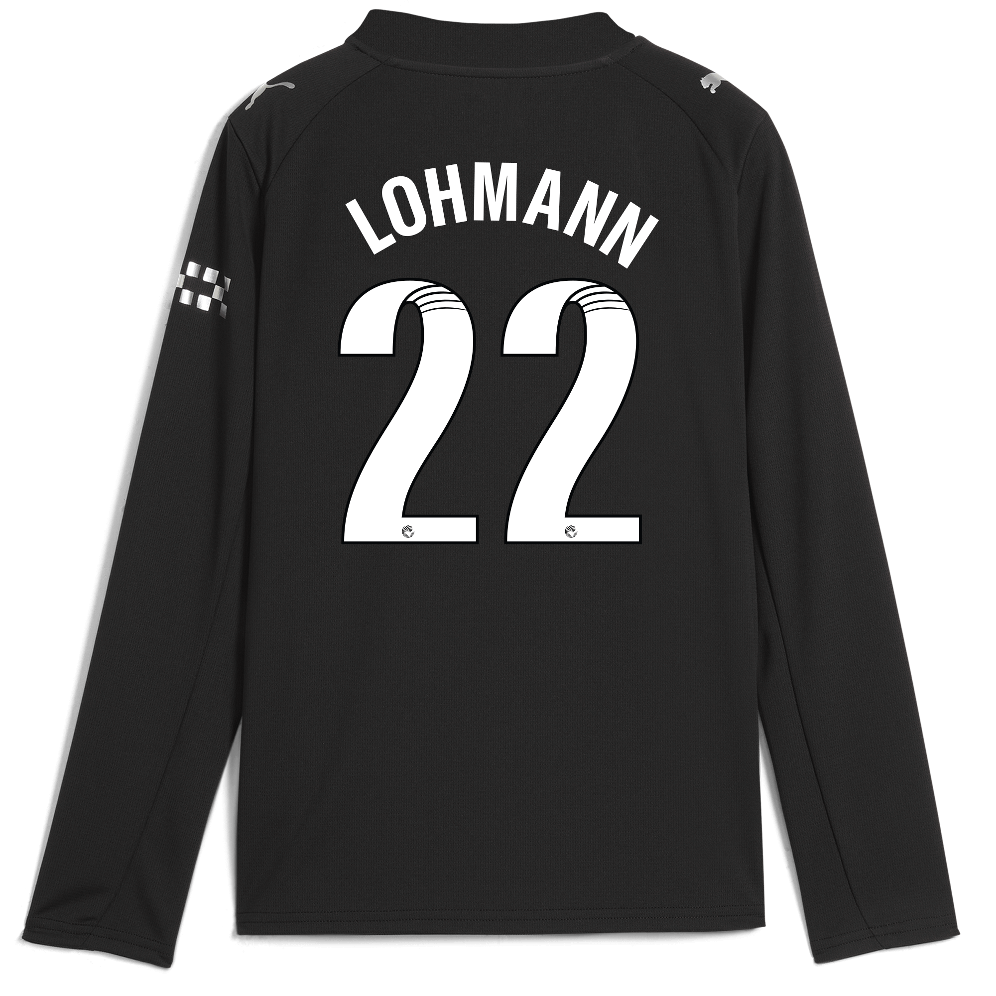 Manchester City kids manchester city away jersey 202526 long sleeve with lohmann 22 printing Shirts - Official Store