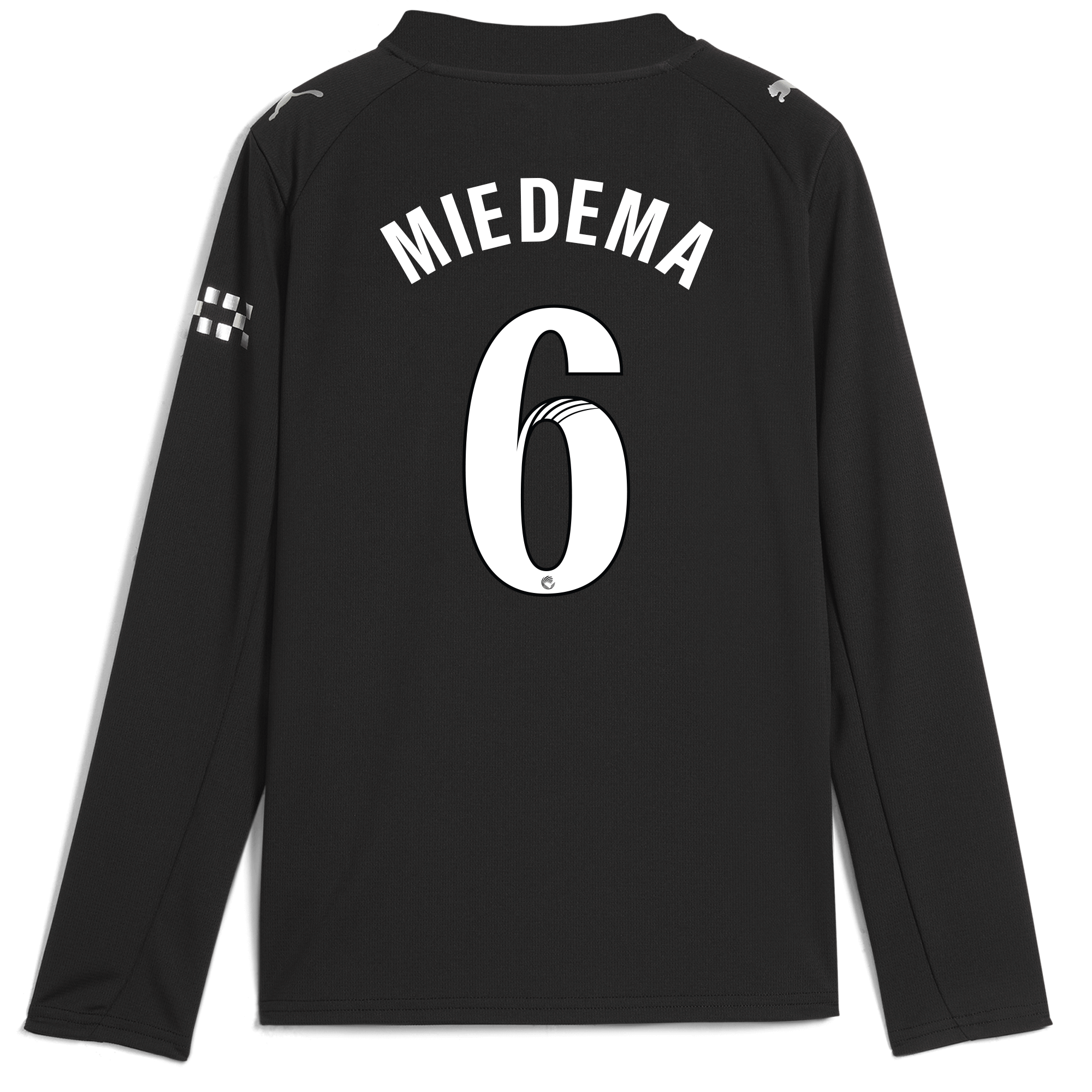 Manchester City kids manchester city away jersey 202526 long sleeve with miedema 6 printing Shirts - Official Store