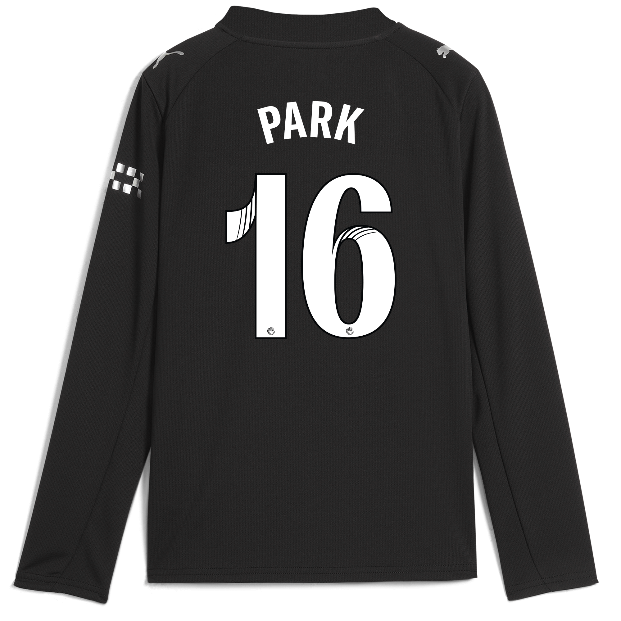 Manchester City kids manchester city away jersey 202526 long sleeve with park 16 printing Shirts - Official Store