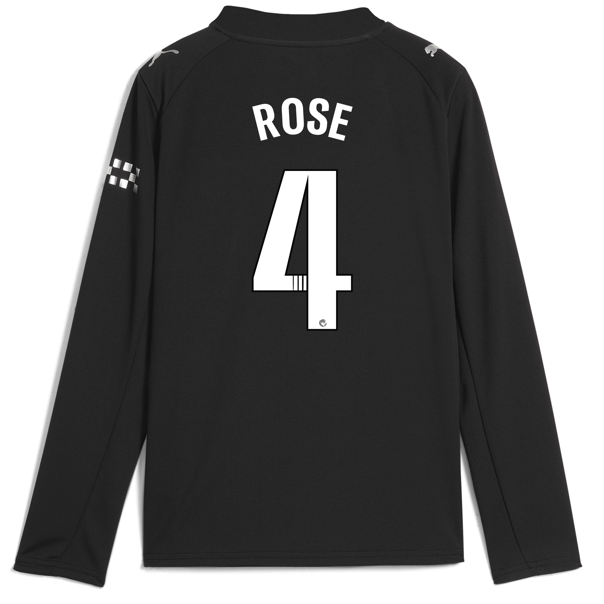 Manchester City kids manchester city away jersey 202526 long sleeve with rose 4 printing Shirts - Official Store