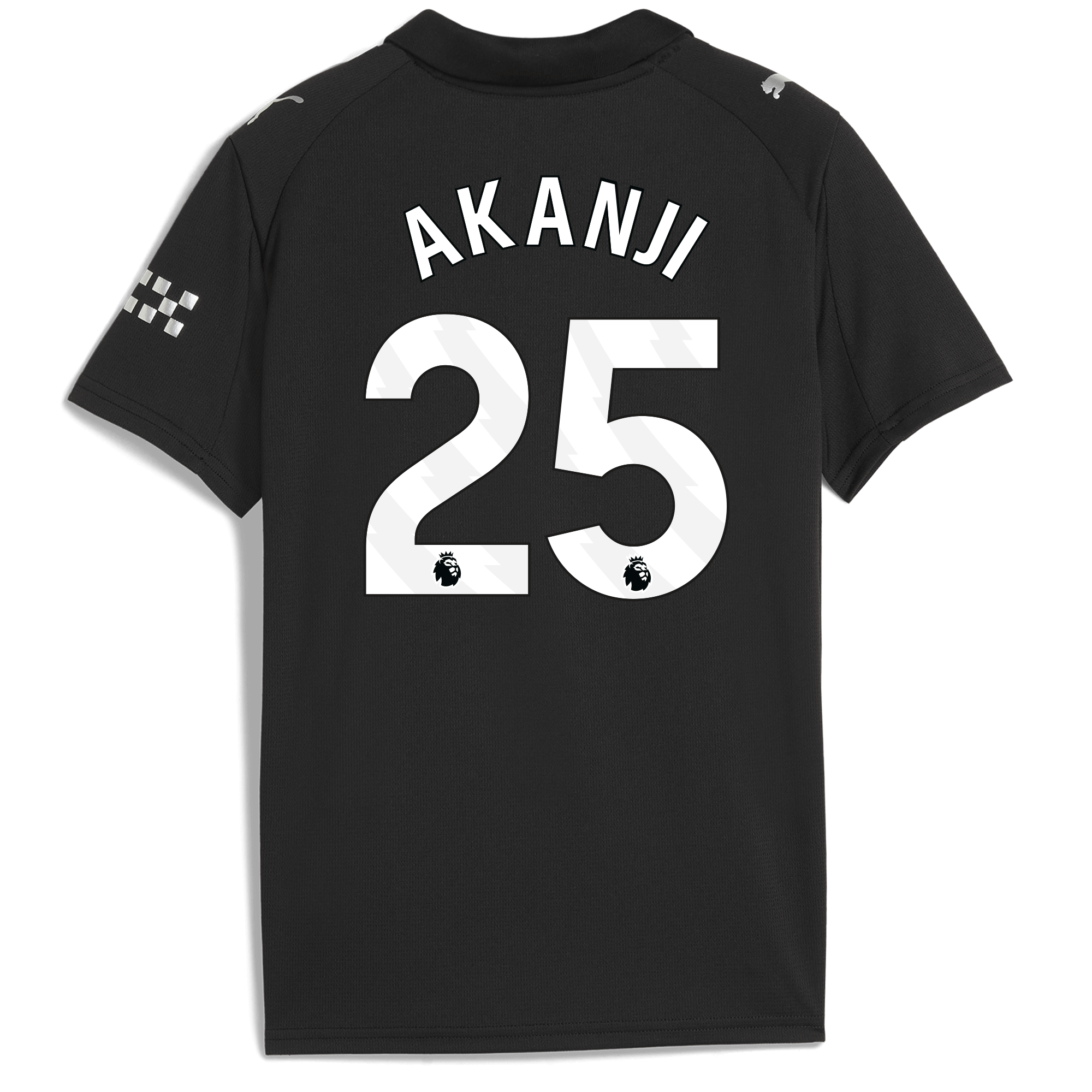 Manchester City kids manchester city away jersey 202526 with akanji 25 printing Shirts - Official Store
