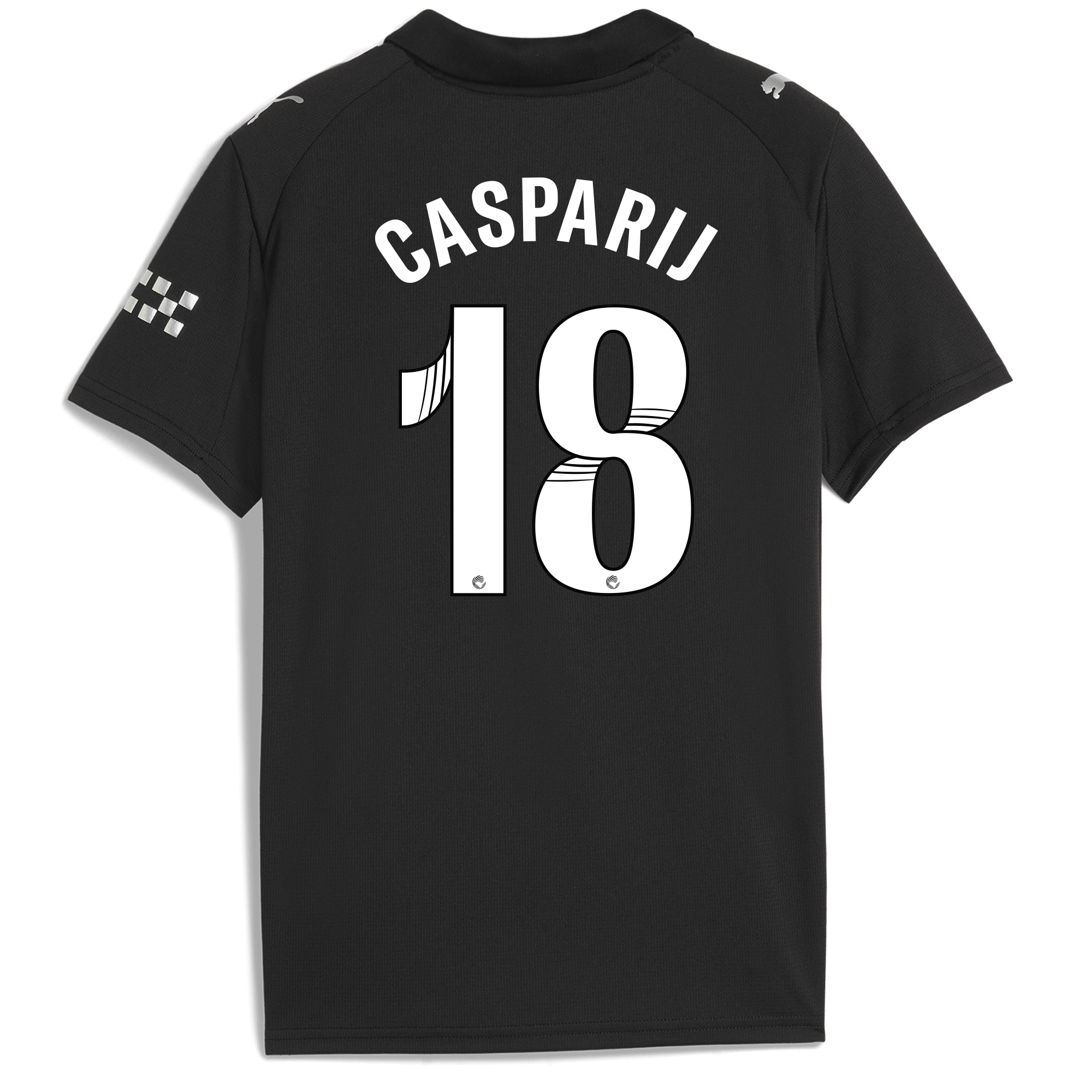 Manchester City kids manchester city away jersey 202526 with casparij 18 printing Shirts - Official Store