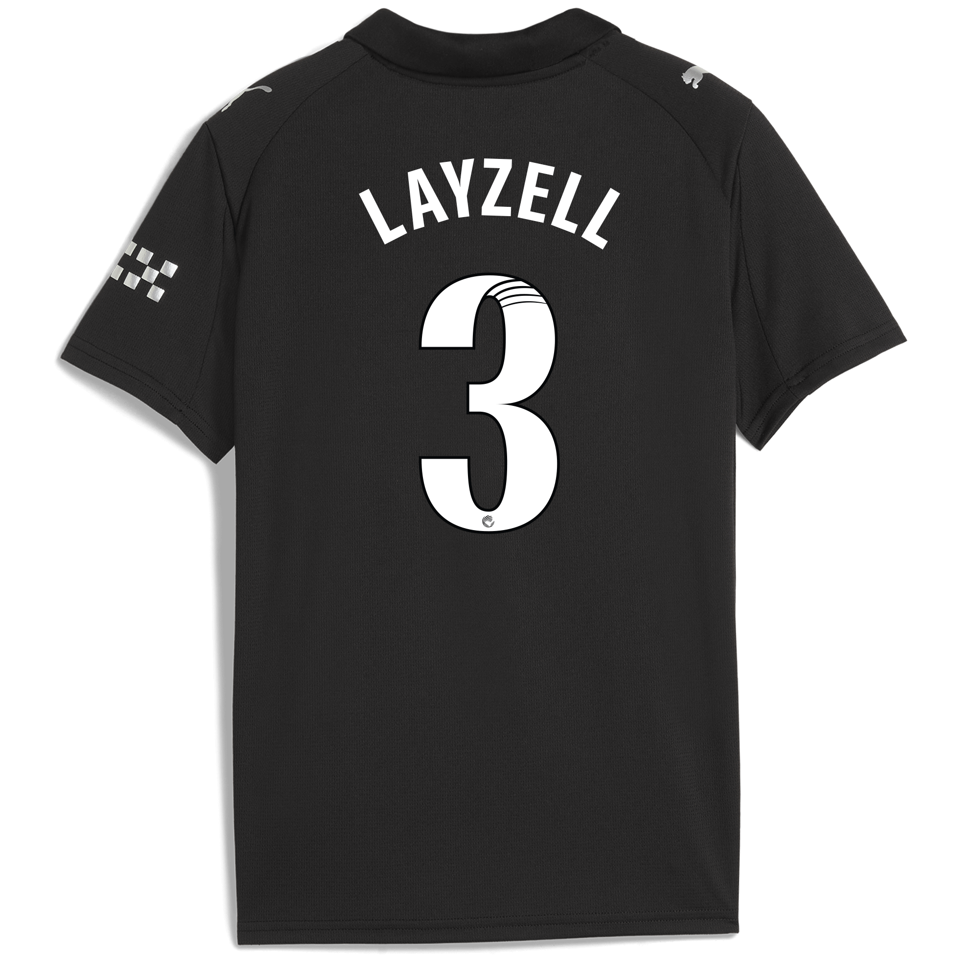 Manchester City kids manchester city away jersey 202526 with layzell 3 printing Shirts - Official Store