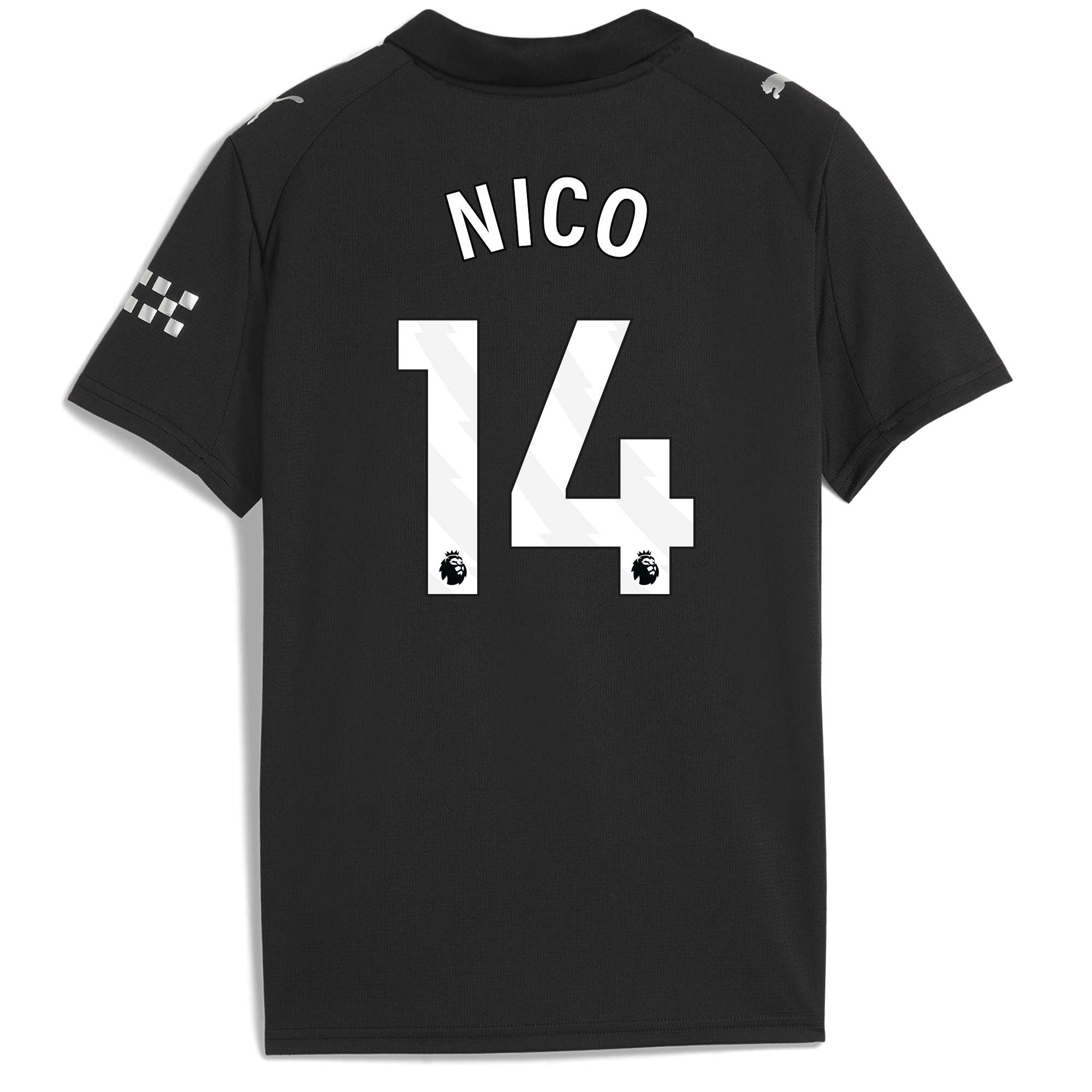 Manchester City kids manchester city away jersey 202526 with nico 14 printing Shirts - Official Store