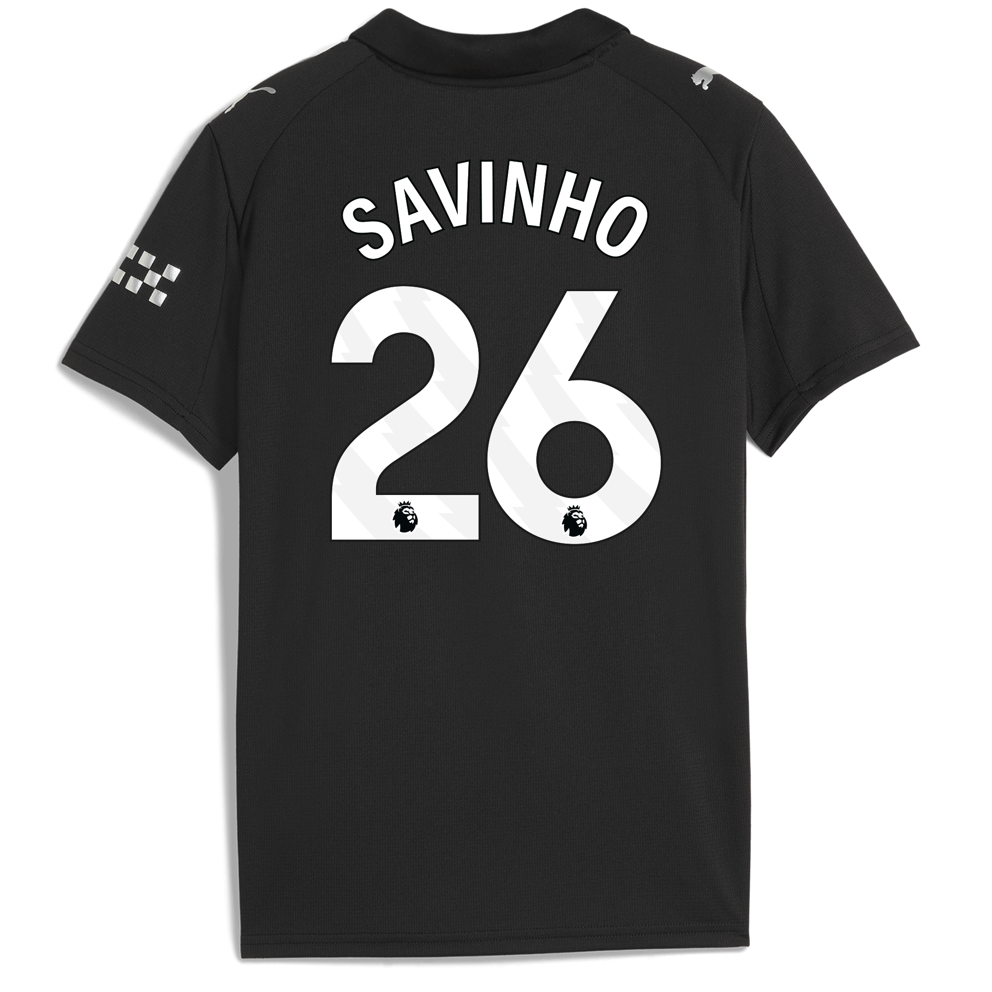 Manchester City kids manchester city away jersey 202526 with savinho 26 printing Shirts - Official Store