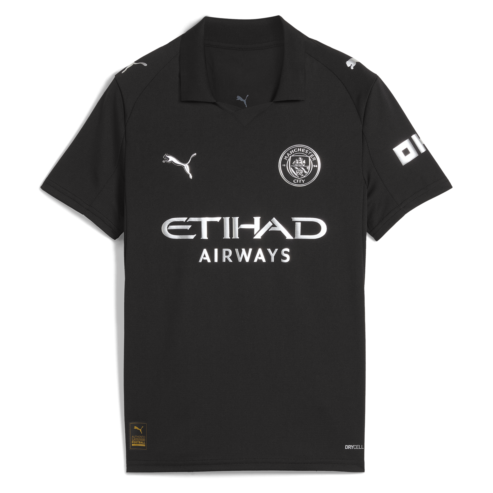 Manchester City kids manchester city away jersey black 202526 Shirts - Official Store