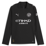 Manchester City kids manchester city away long sleeve jersey black 202526 Shirts - Official Store