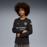 Manchester City kids manchester city away long sleeve jersey black 202526 Shirts - Official Store