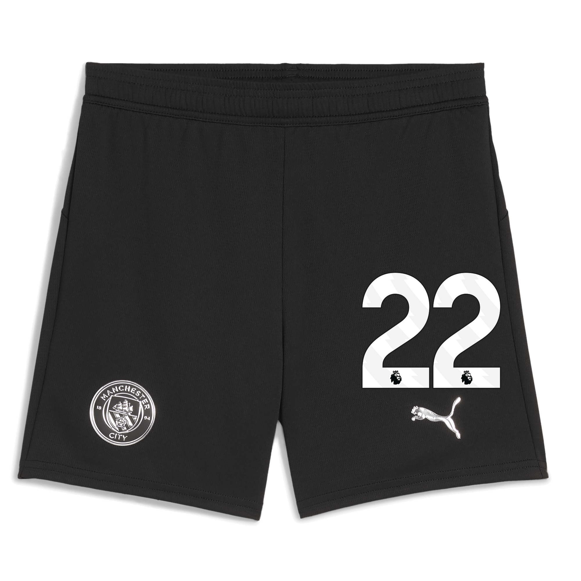 Manchester City kids manchester city football shorts black 202526 with 22 Shirts - Official Store