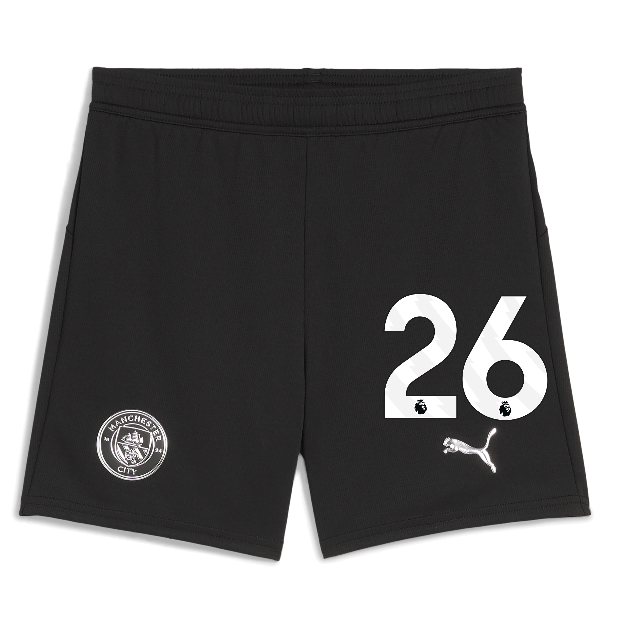 Manchester City kids manchester city football shorts black 202526 with 26 Shirts - Official Store