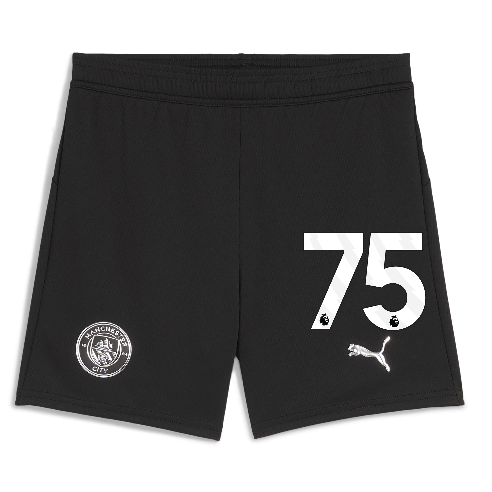 Manchester City kids manchester city football shorts black 202526 with 75 Shirts - Official Store