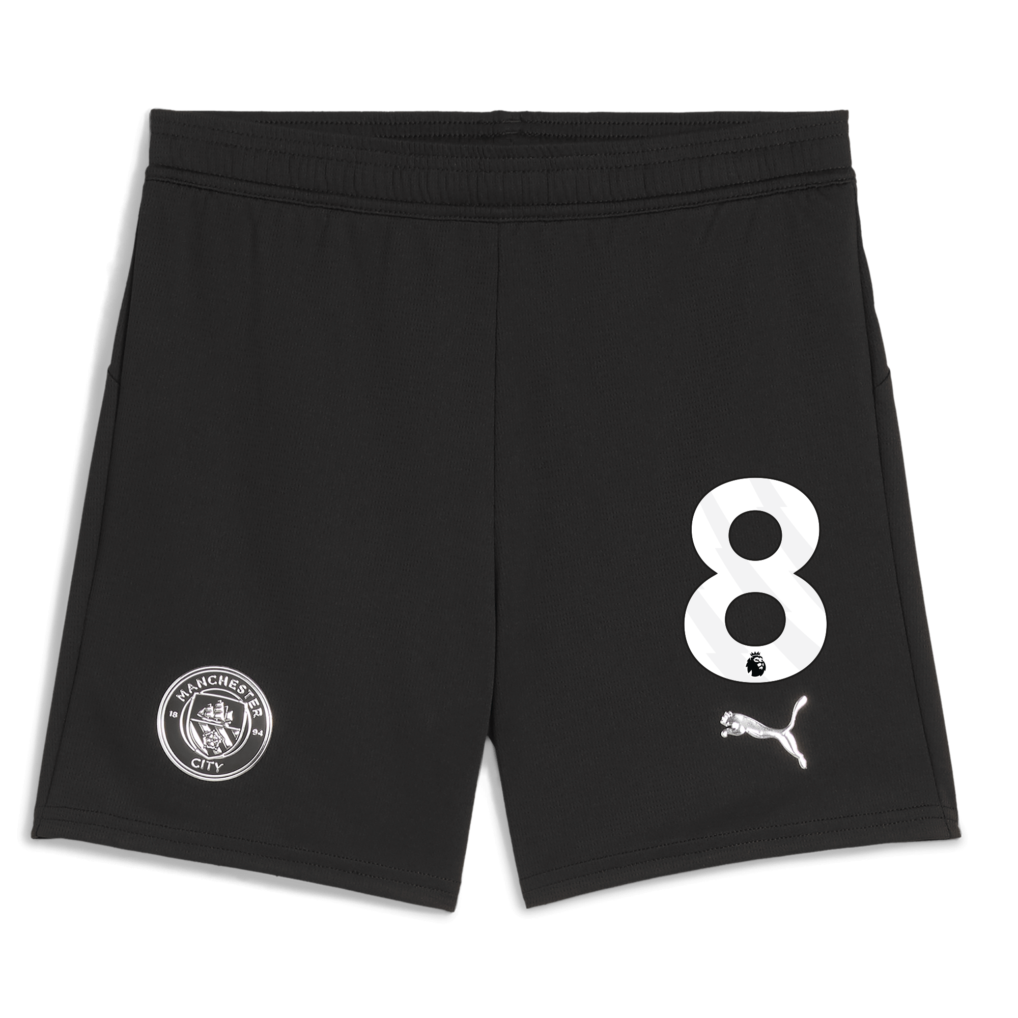 Manchester City kids manchester city football shorts black 202526 with 8 Shirts - Official Store