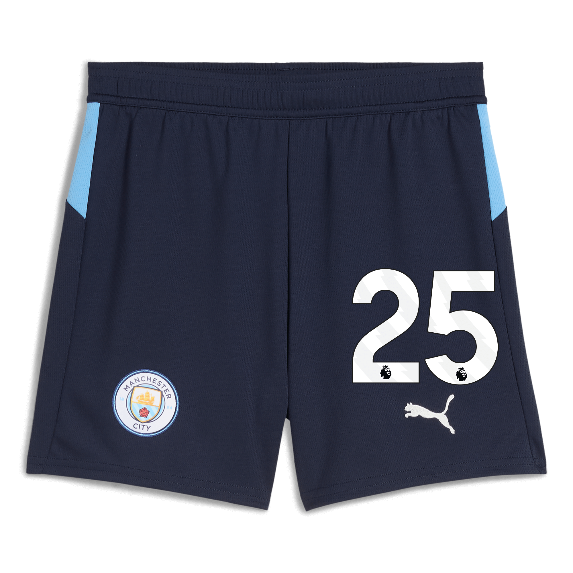 Manchester City kids manchester city football shorts navy 202526 with 25 Shirts - Official Store