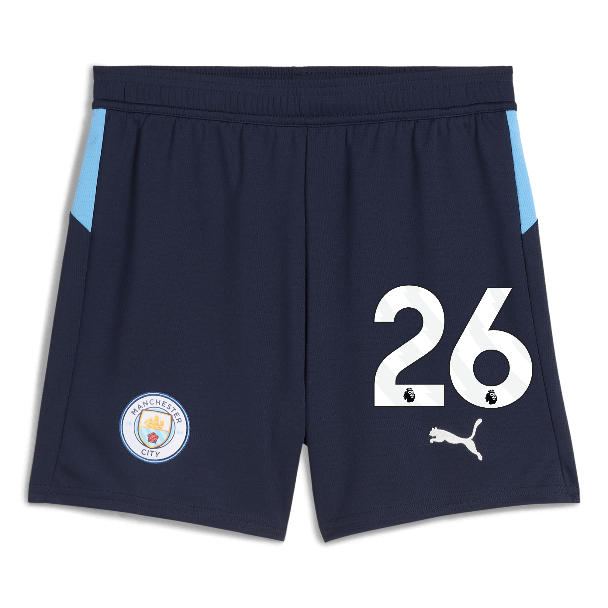Manchester City kids manchester city football shorts navy 202526 with 26 Shirts - Official Store