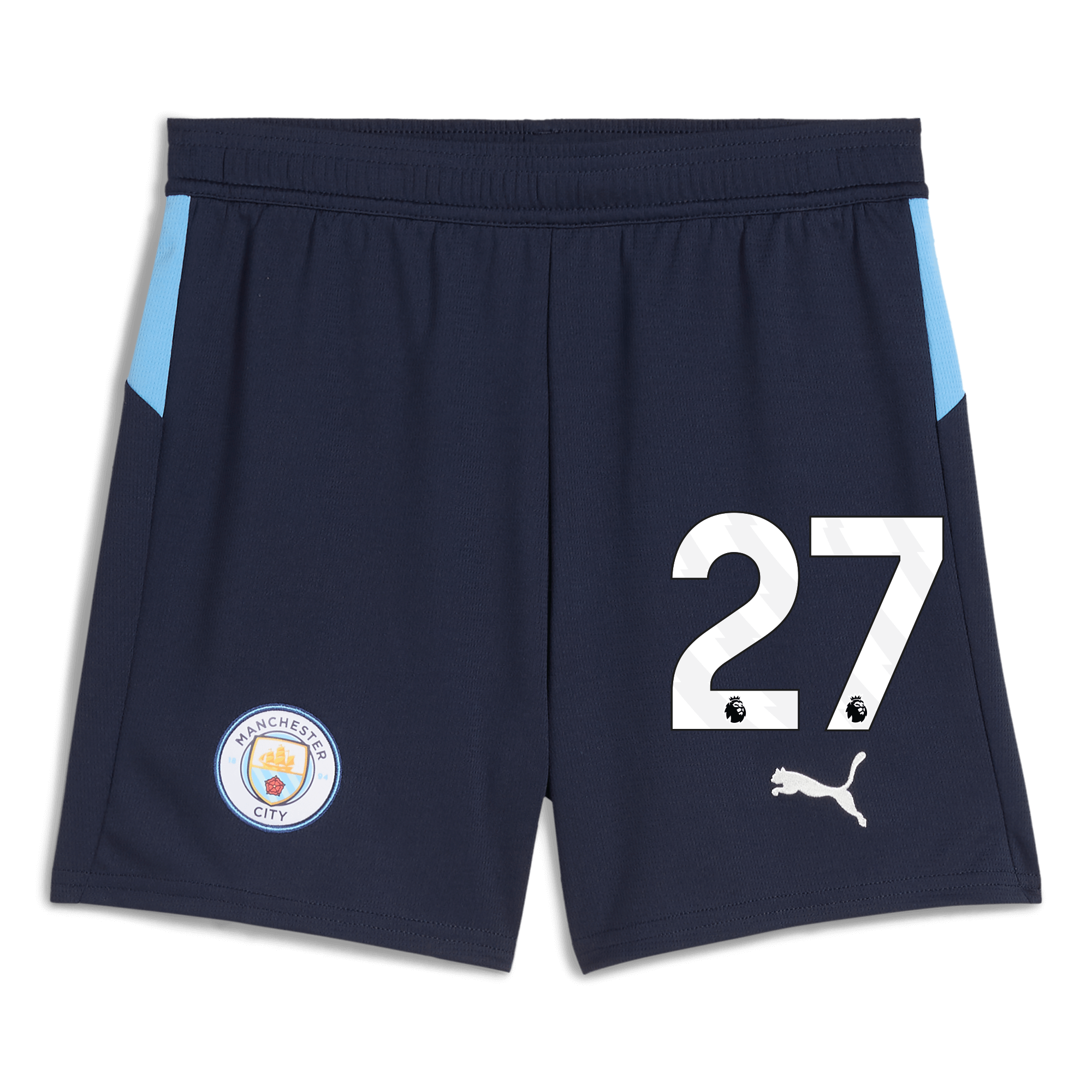 Manchester City kids manchester city football shorts navy 202526 with 27 Shirts - Official Store