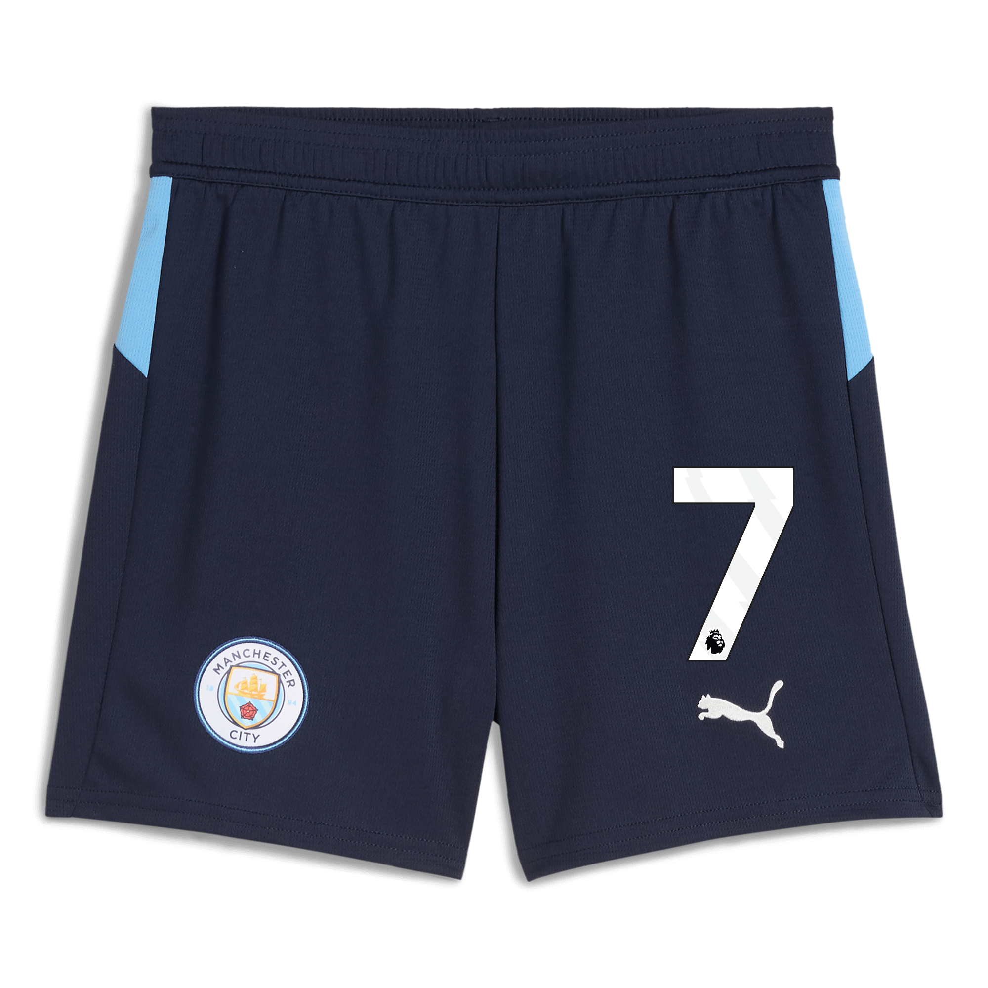 Manchester City kids manchester city football shorts navy 202526 with 7 Shirts - Official Store