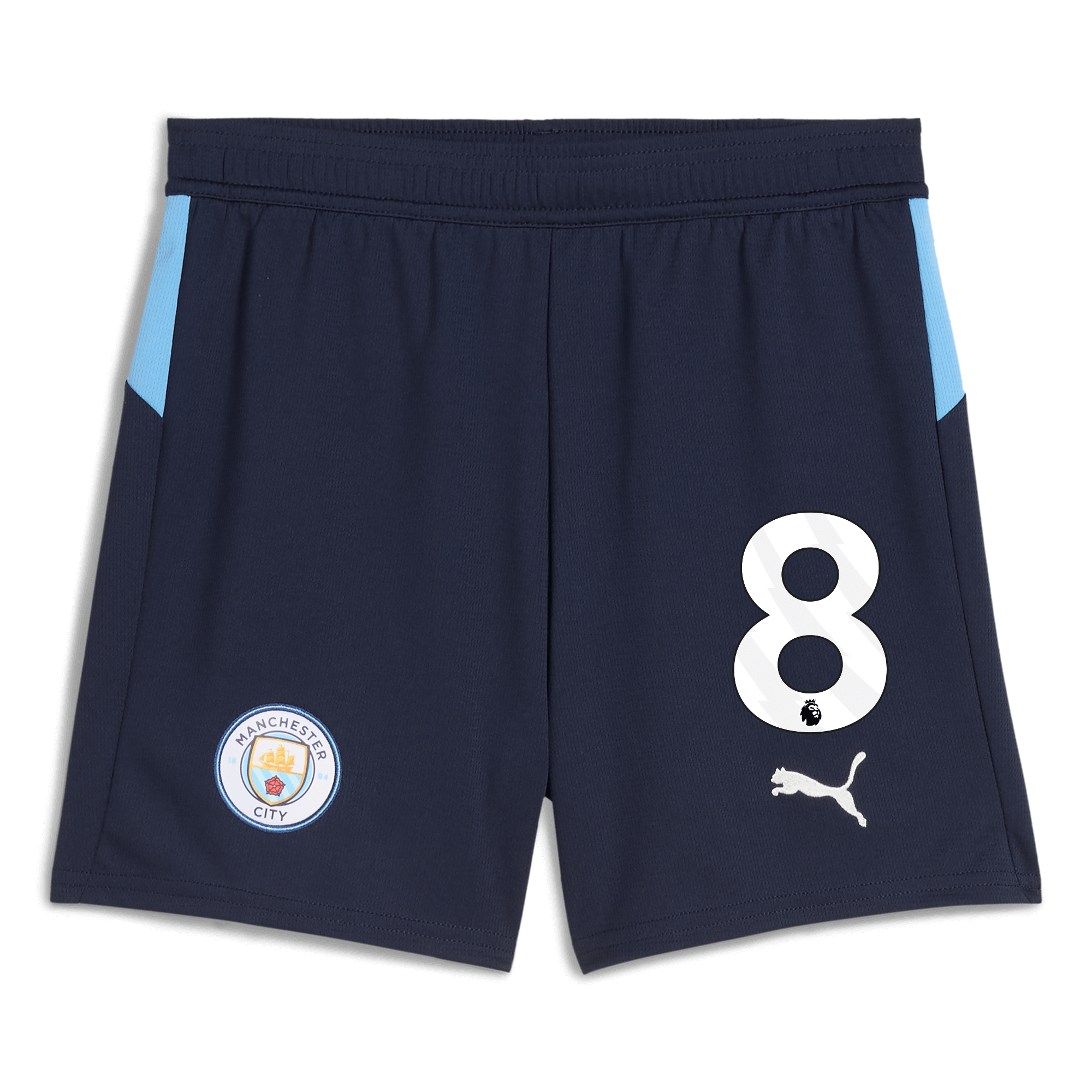 Manchester City kids manchester city football shorts navy 202526 with 8 Shirts - Official Store