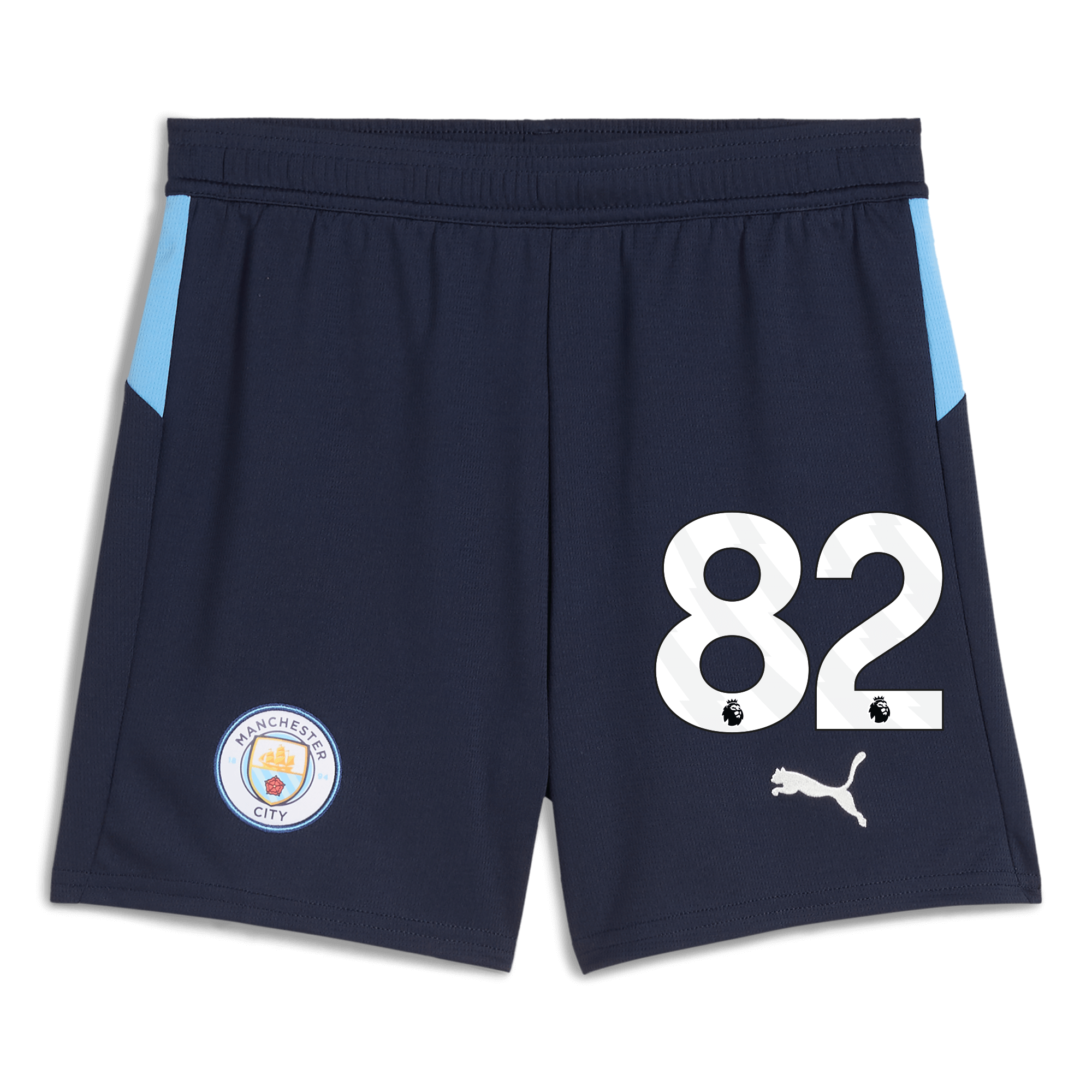 Manchester City kids manchester city football shorts navy 202526 with 82 Shirts - Official Store