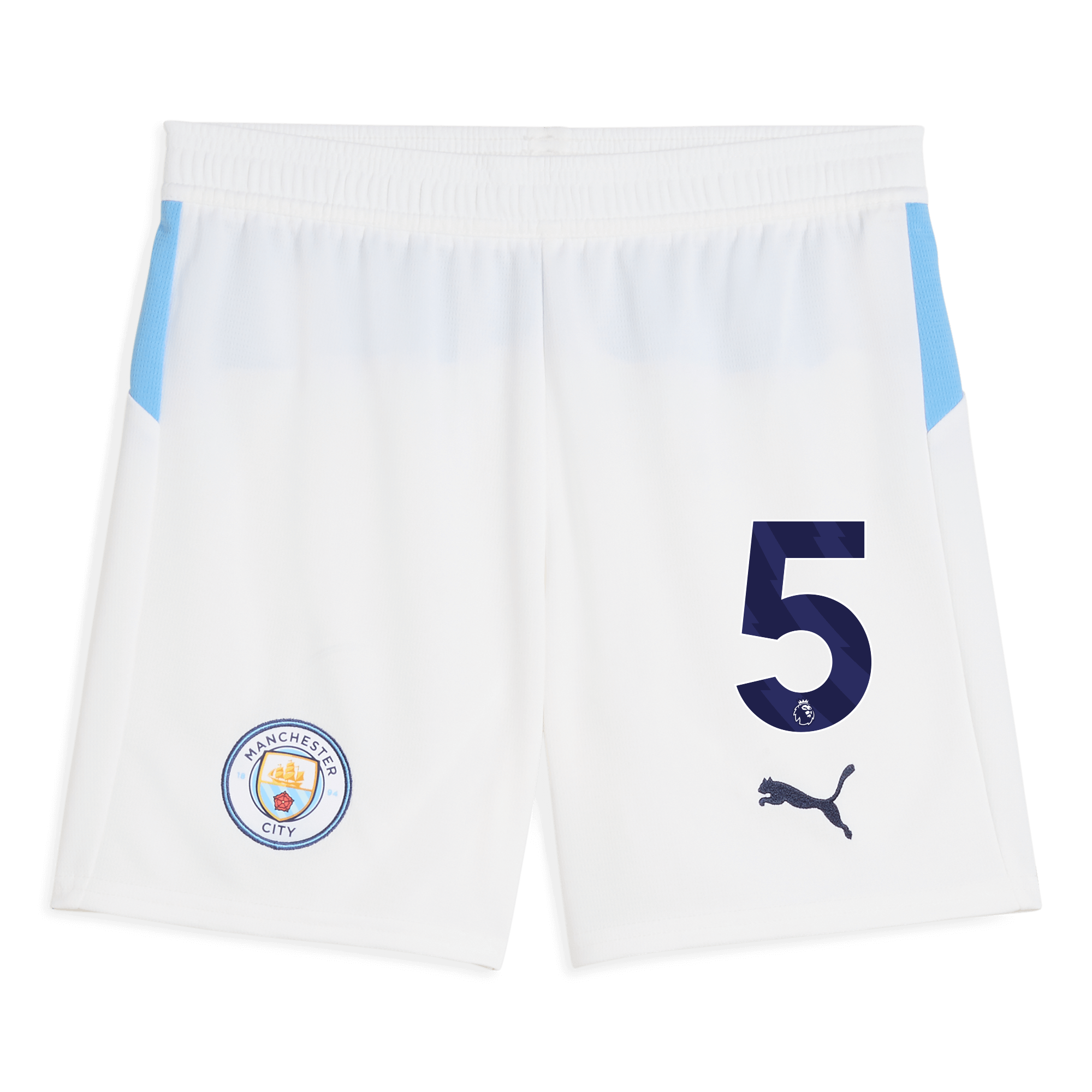 Manchester City kids manchester city football shorts white 202526 with 5 Shirts - Official Store