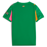 Manchester City kids manchester city goalkeeper jersey green 202526 with custom printing Shirts - Official Store