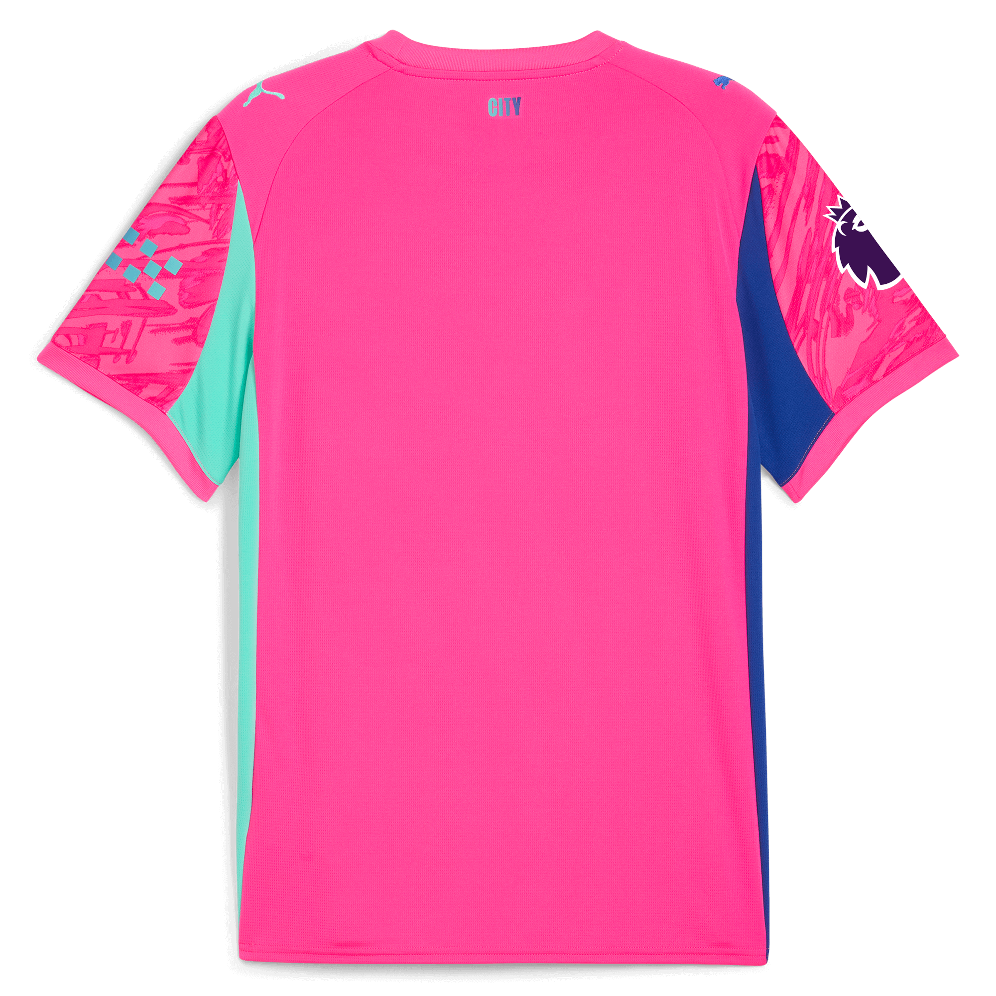 Manchester City kids manchester city goalkeeper jersey pink 202526 with custom printing Shirts - Official Store