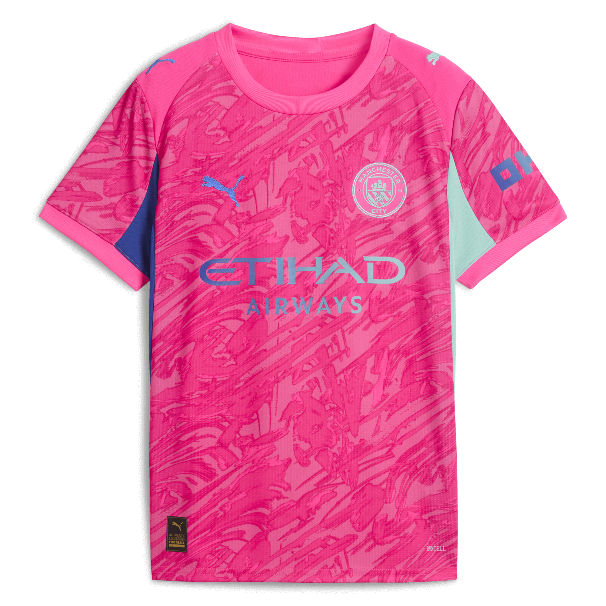 Manchester City kids manchester city goalkeeper jersey pink 202526 Shirts - Official Store