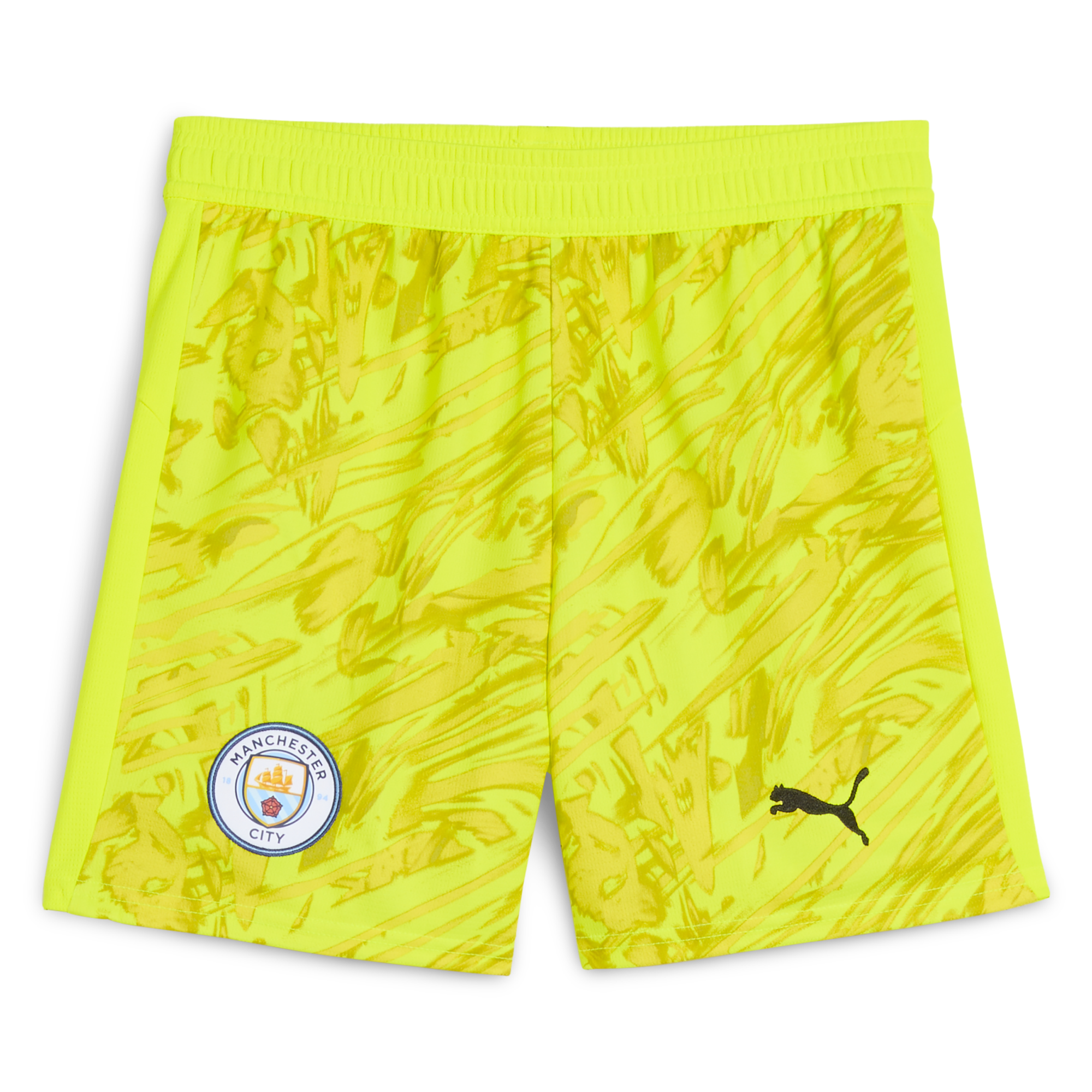 Manchester City kids manchester city goalkeeper shorts yellow 202526 Shirts - Official Store