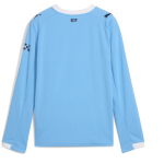 Manchester City kids manchester city home jersey 202526 long sleeve with custom printing Shirts - Official Store