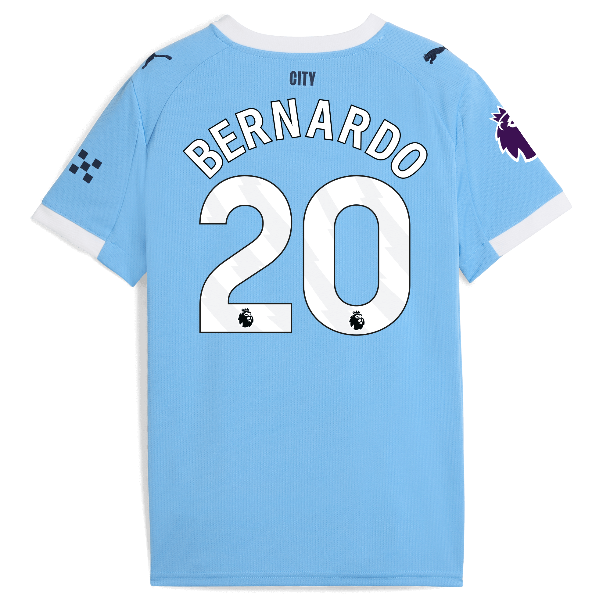 Manchester City kids manchester city home jersey 202526 with bernardo 20 printing Shirts - Official Store