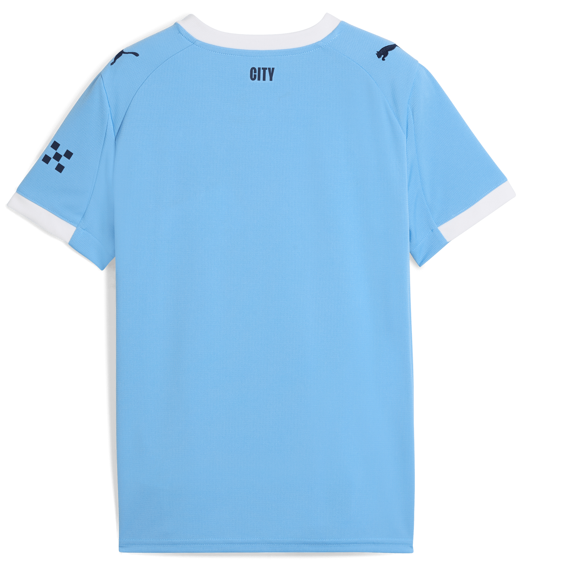 Manchester City kids manchester city home jersey 202526 with custom printing Shirts - Official Store