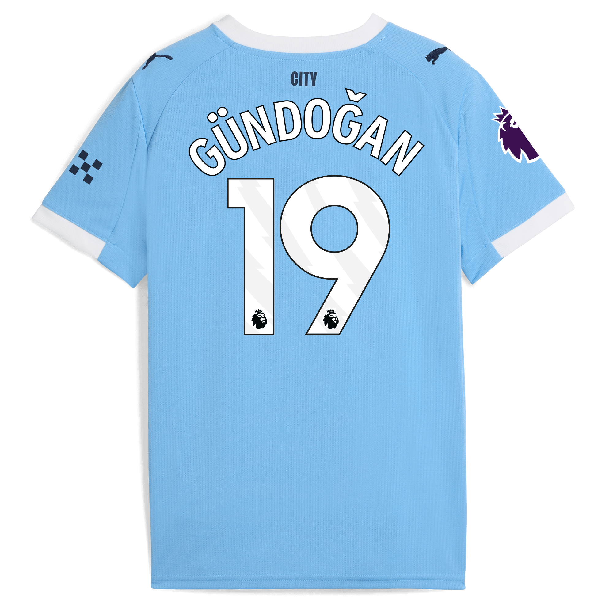 Manchester City kids manchester city home jersey 202526 with gÜndoĞan 19 printing Shirts - Official Store