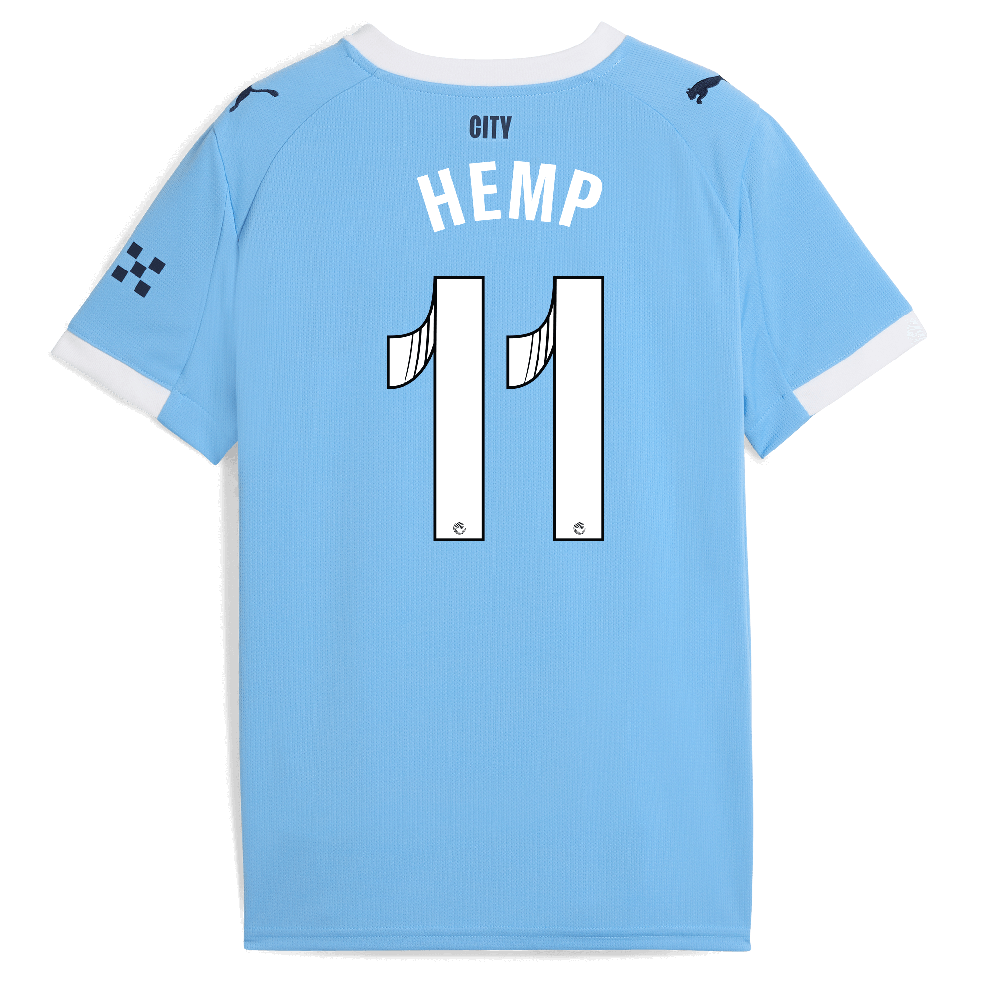 Manchester City kids manchester city home jersey 202526 with hemp 11 printing Shirts - Official Store