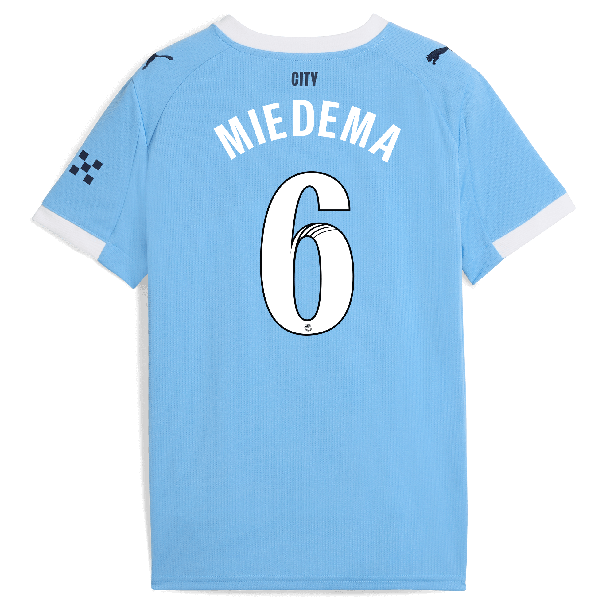 Manchester City kids manchester city home jersey 202526 with miedema 6 printing Shirts - Official Store