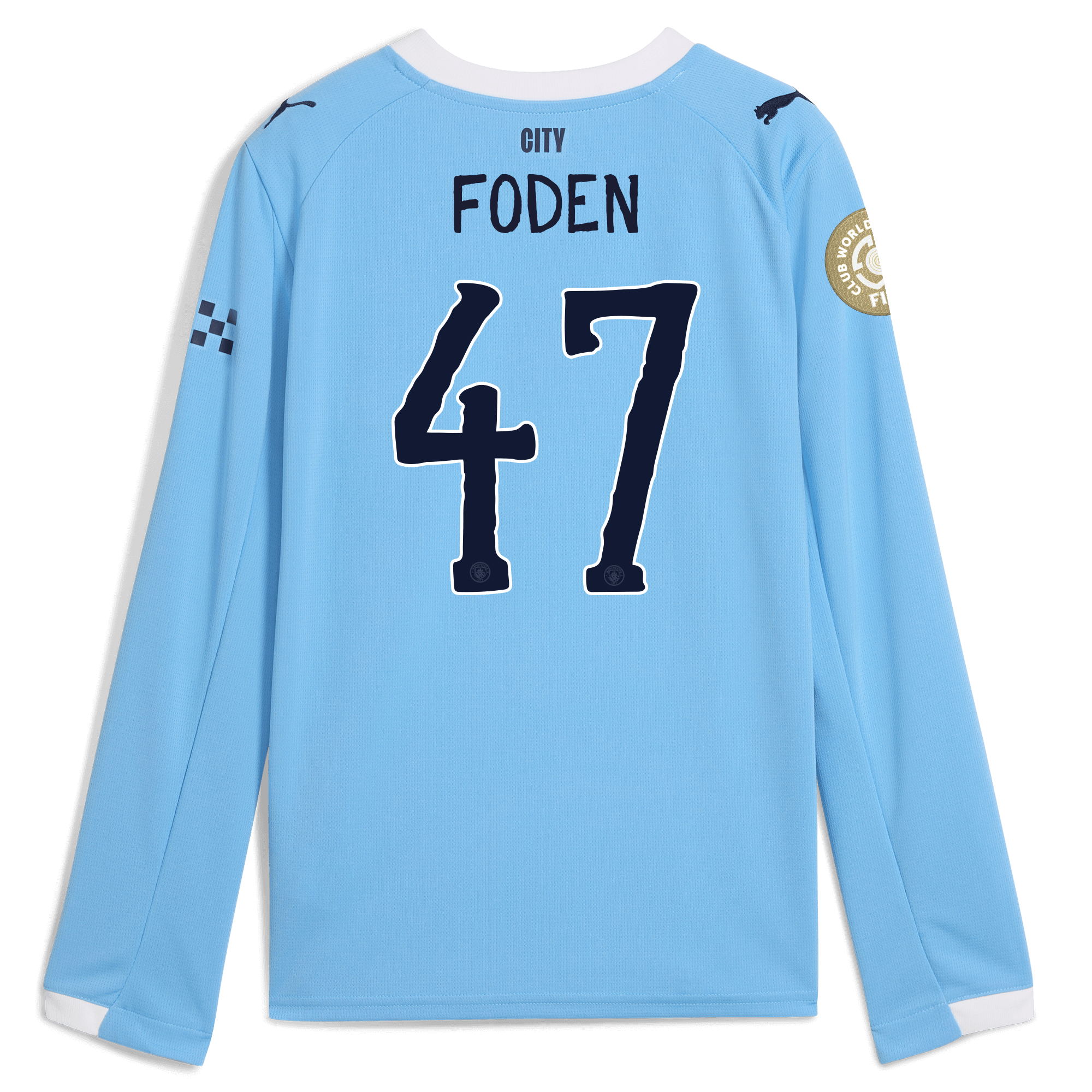 Manchester City kids manchester city kidsuper club world cup home jersey 202526 long sleeve with foden 47 printing Shirts - Official Store Manchester City kids manchester city kidsuper club world cup home jersey 202526 long sleeve with foden 47 printing Shirts - Official Store