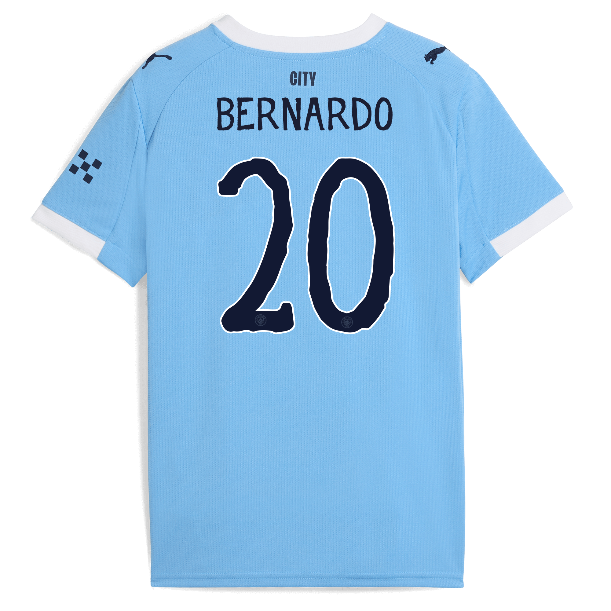 Manchester City kids manchester city kidsuper home jersey 202526 with bernardo 20 printing Shirts - Official Store