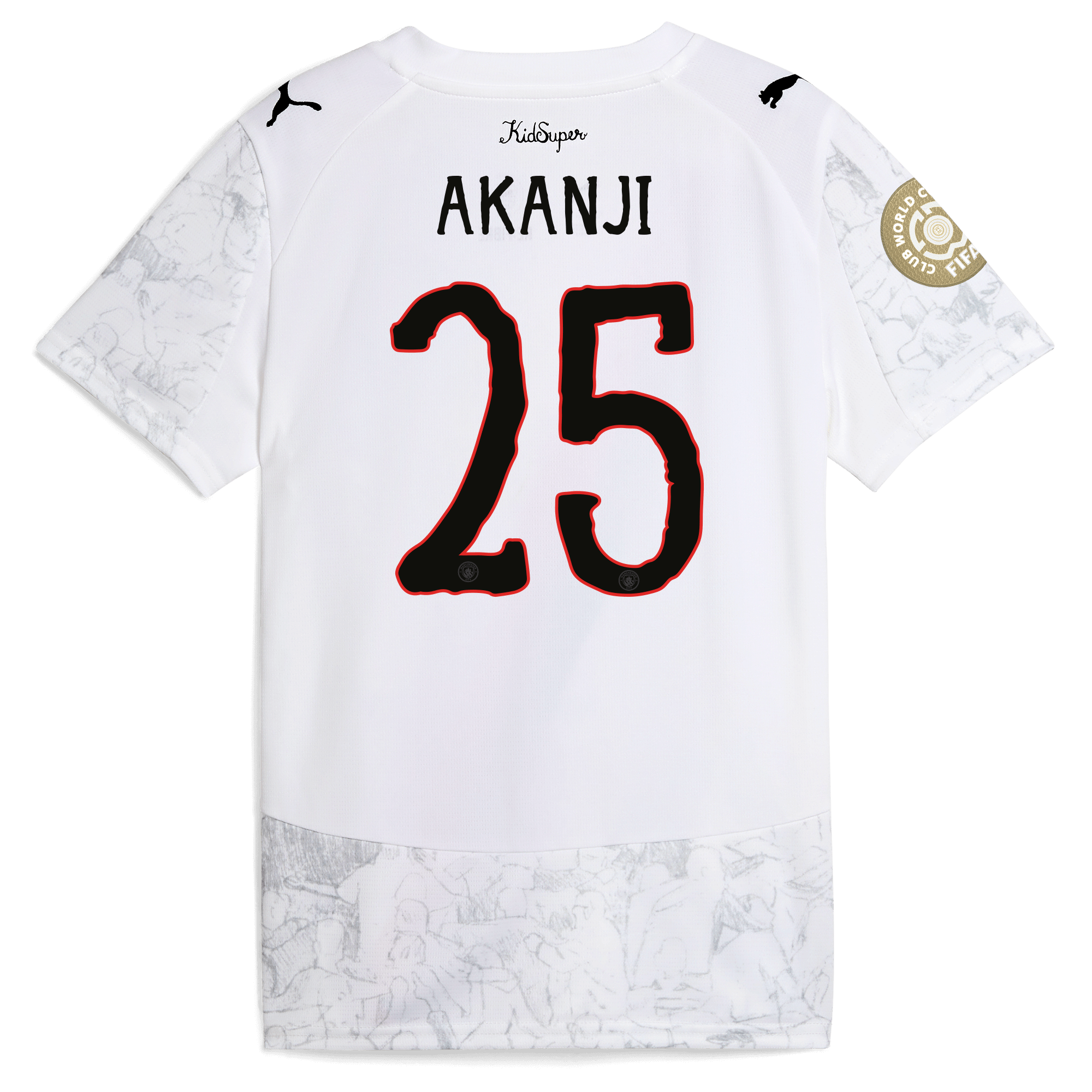 Manchester City kids manchester city kidsuper jersey 202526 club world cup with akanji 25 printing Shirts - Official Store