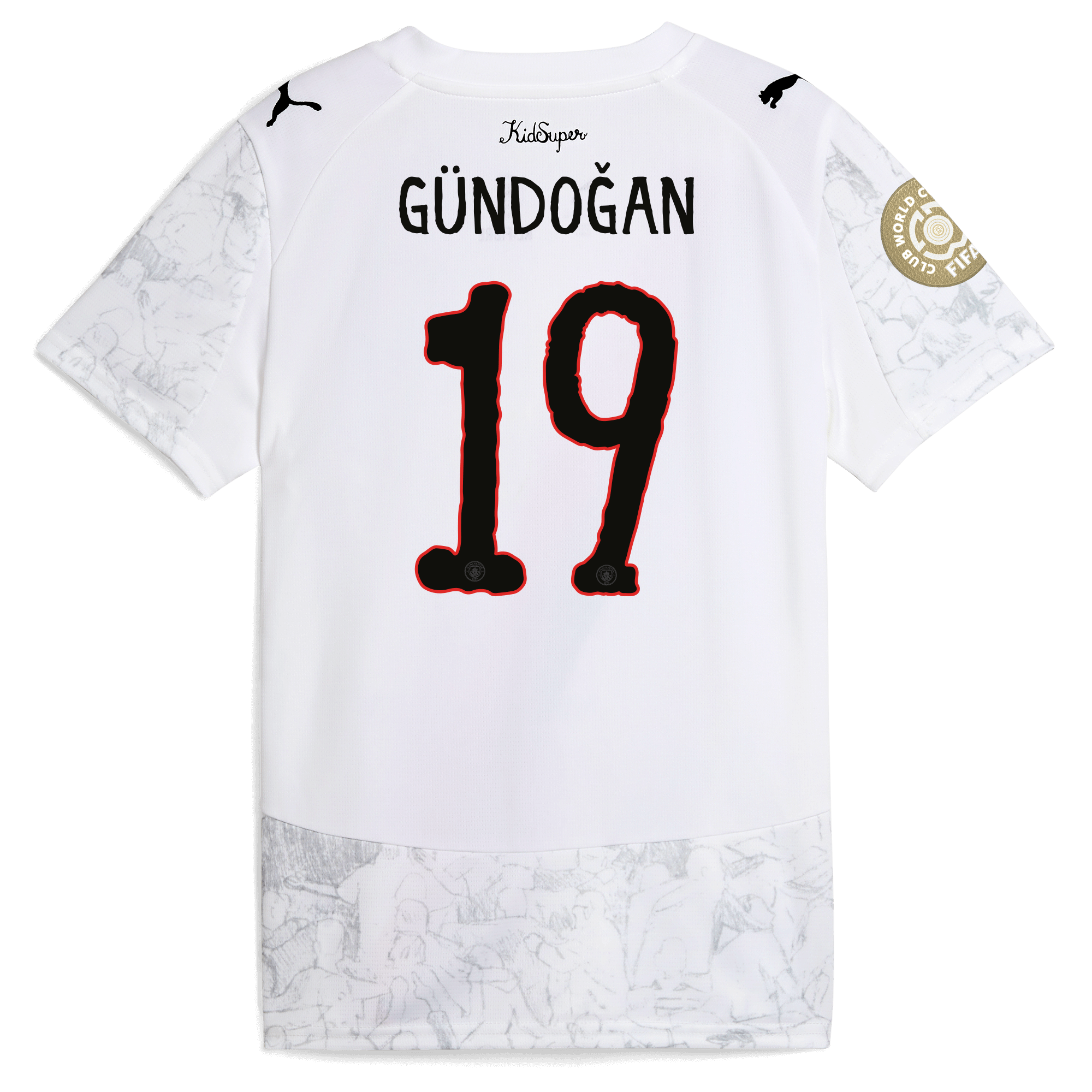 Manchester City kids manchester city kidsuper jersey 202526 club world cup with gÜndoĞan 19 printing Shirts - Official Store