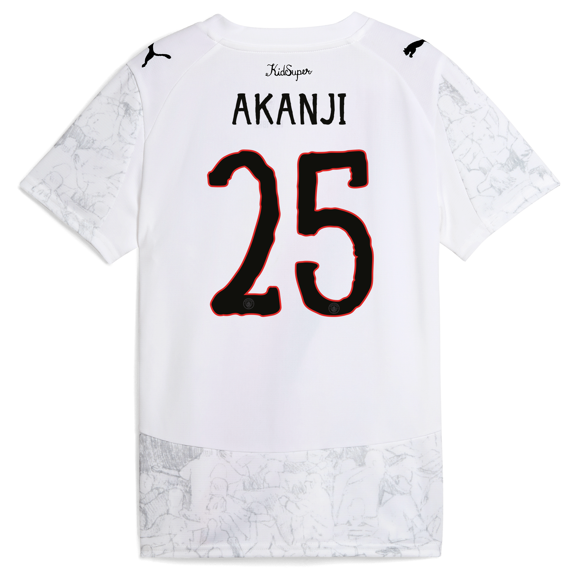 Manchester City kids manchester city kidsuper jersey 202526 with akanji 25 printing Shirts - Official Store