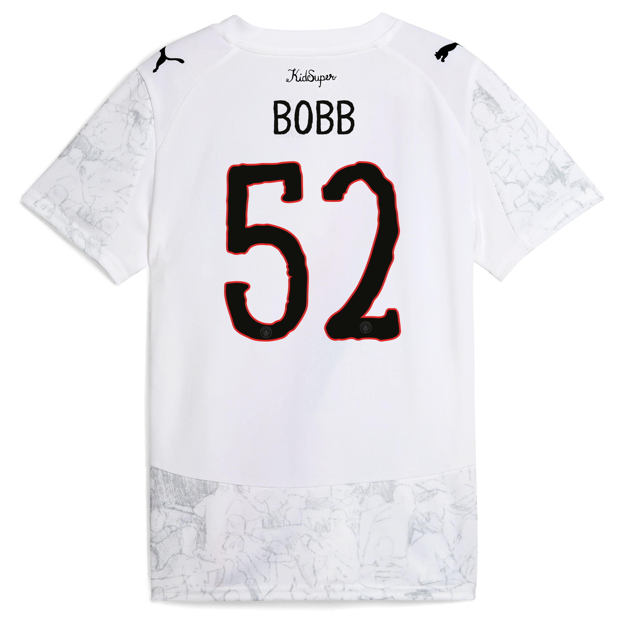 Manchester City kids manchester city kidsuper jersey 202526 with bobb 52 printing Shirts - Official Store