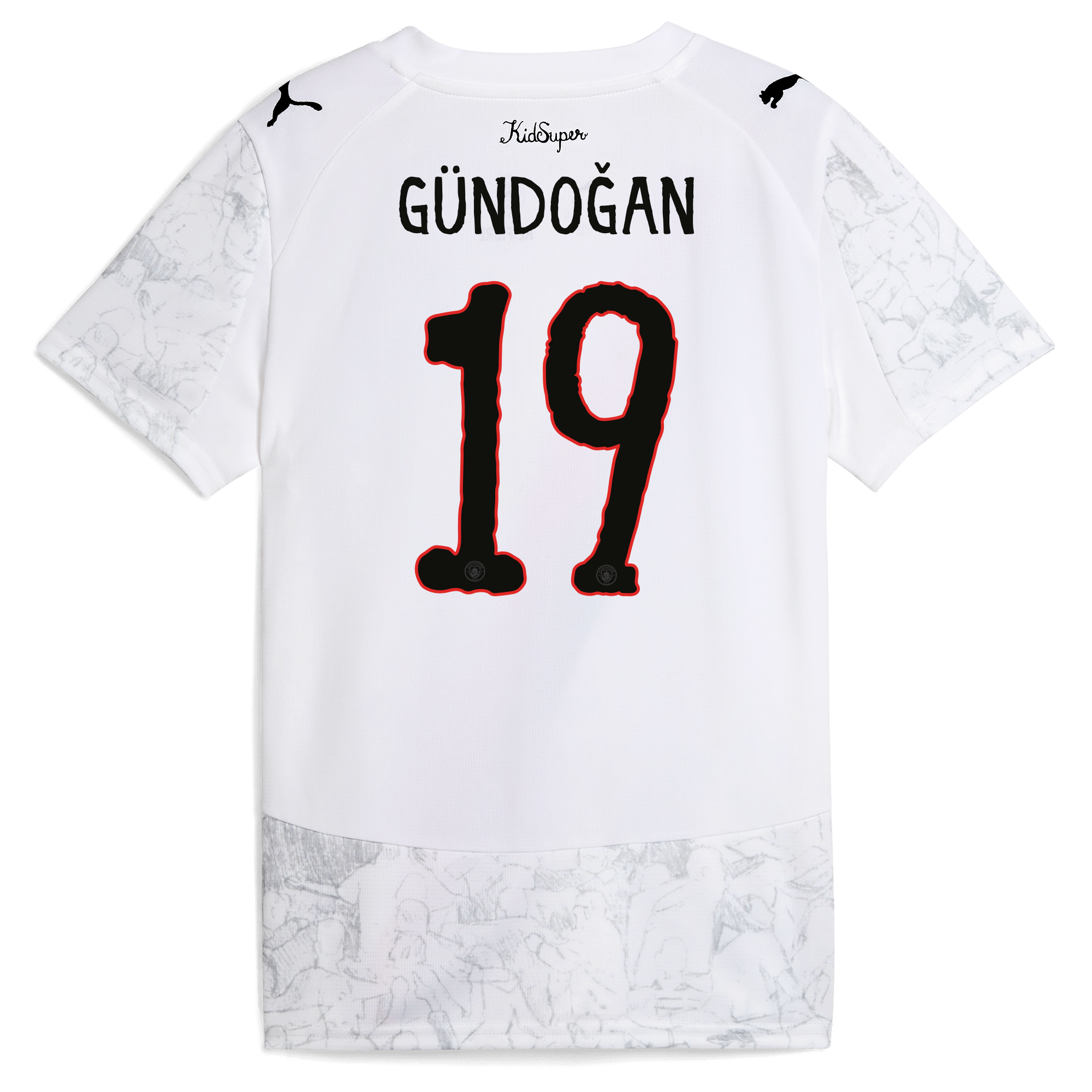 Manchester City kids manchester city kidsuper jersey 202526 with gÜndoĞan 19 printing Shirts - Official Store
