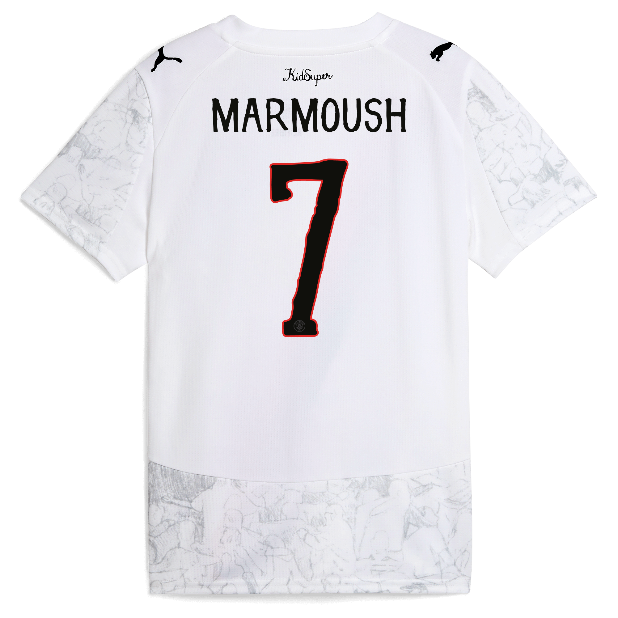 Manchester City kids manchester city kidsuper jersey 202526 with marmoush 7 printing Shirts - Official Store