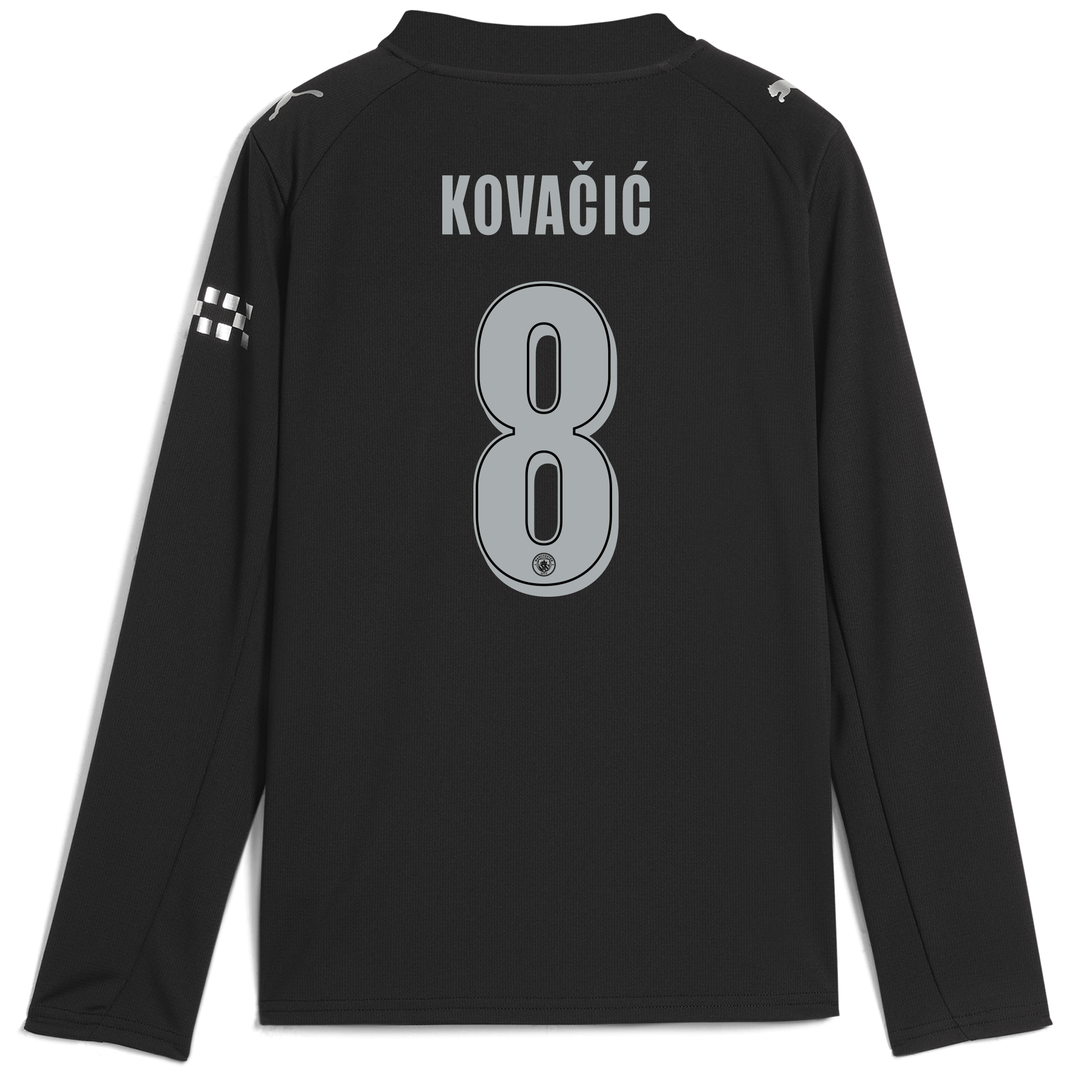 Manchester City kids manchester city man city away jersey 202526 long sleeve with kovaČiĆ 8 printing Shirts - Official Store