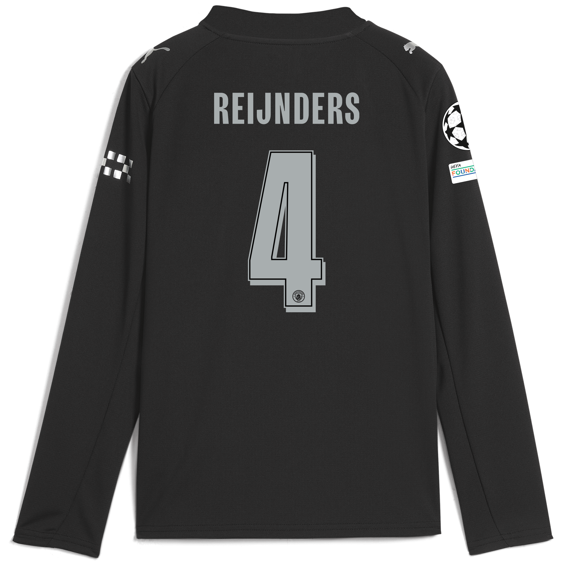 Manchester City kids manchester city man city champions league away jersey 202526 long sleeve with reijnders 4 printing Shirts - Official Store Manchester City kids manchester city man city champions league away jersey 202526 long sleeve with reijnders 4 printing Shirts - Official Store