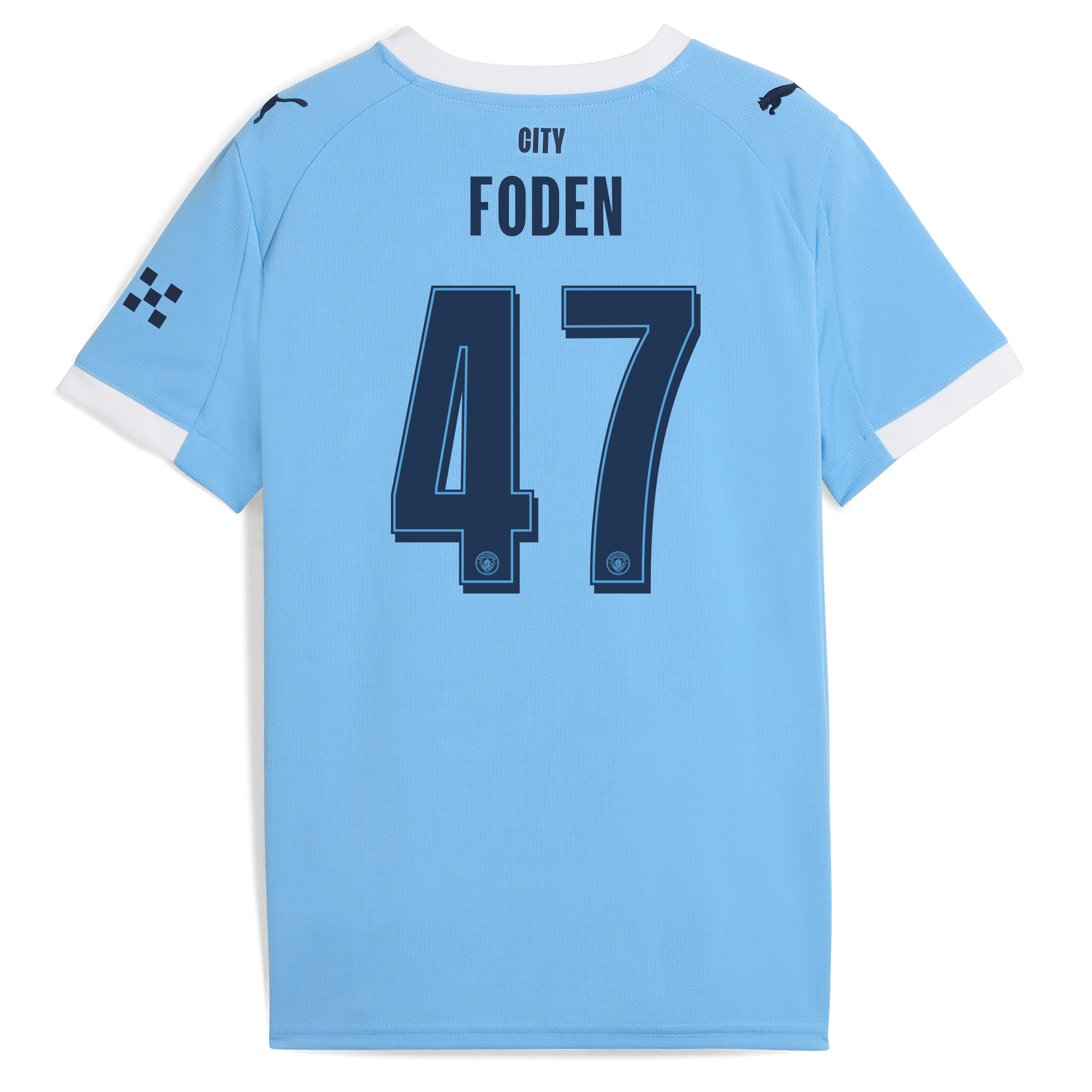 Manchester City kids manchester city man city home jersey 202526 with foden 47 printing Shirts - Official Store