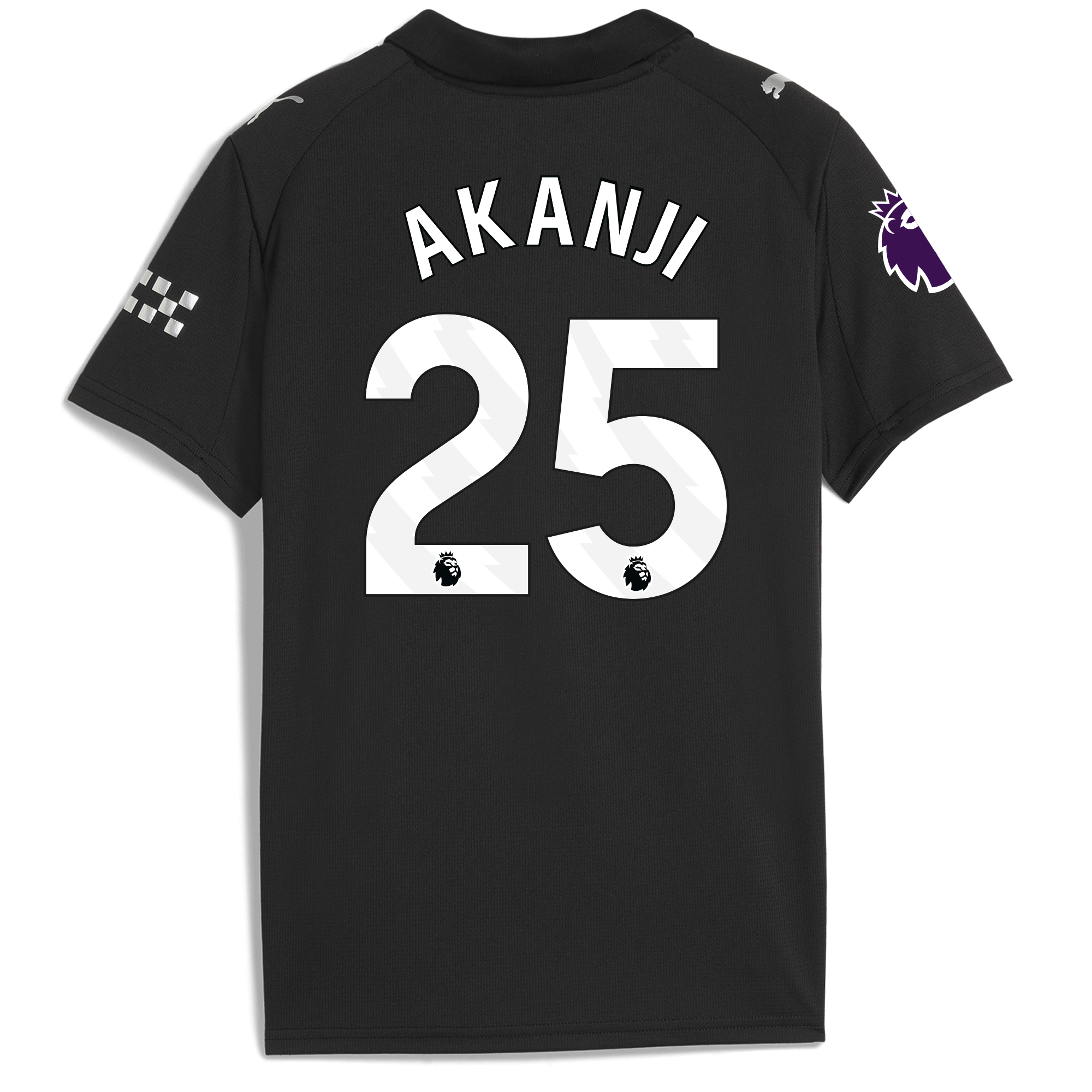 Manchester City kids manchester city premier league away jersey 202526 with akanji 25 printing Shirts - Official Store