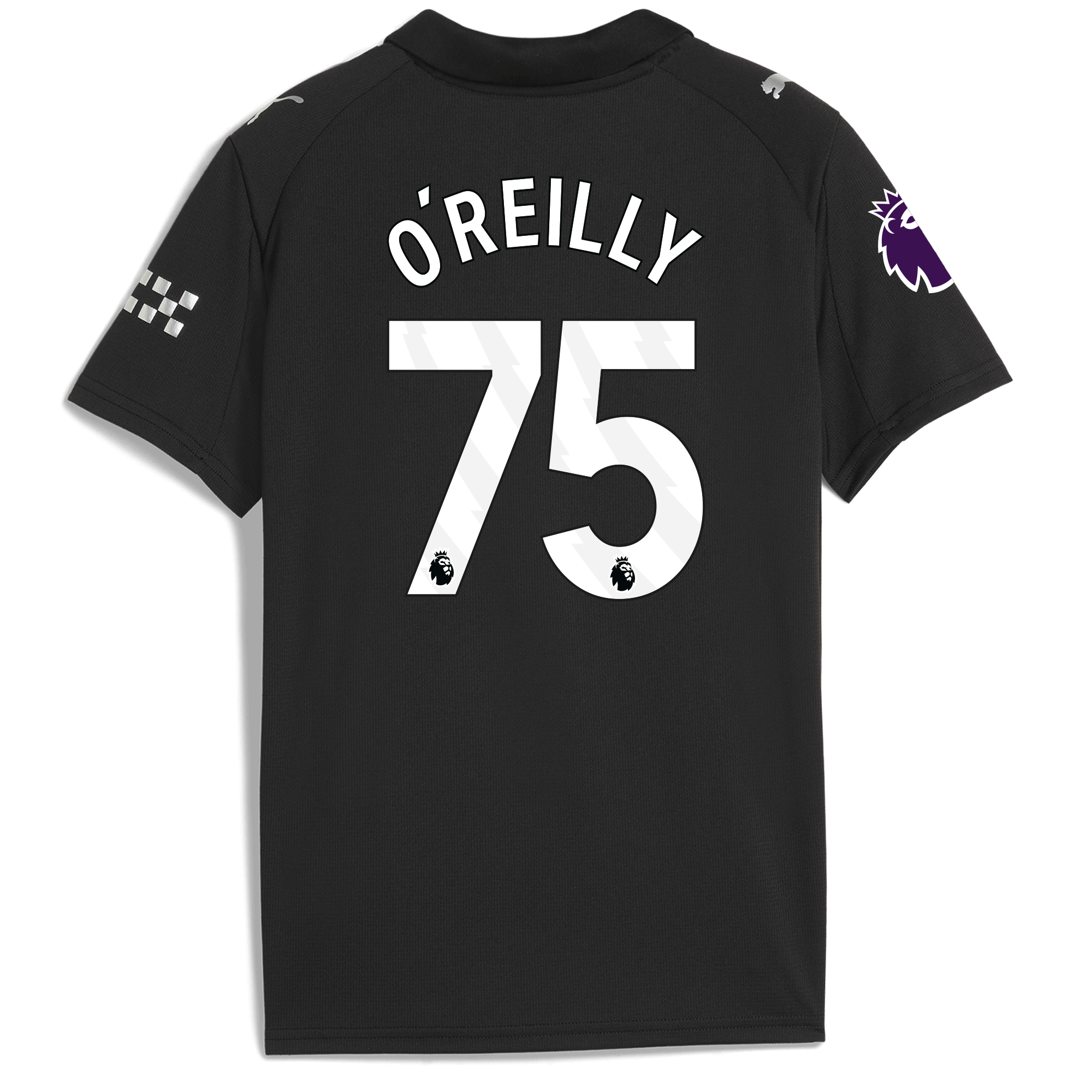 Manchester City kids manchester city premier league away jersey 202526 with oreilly 75 printing Shirts - Official Store